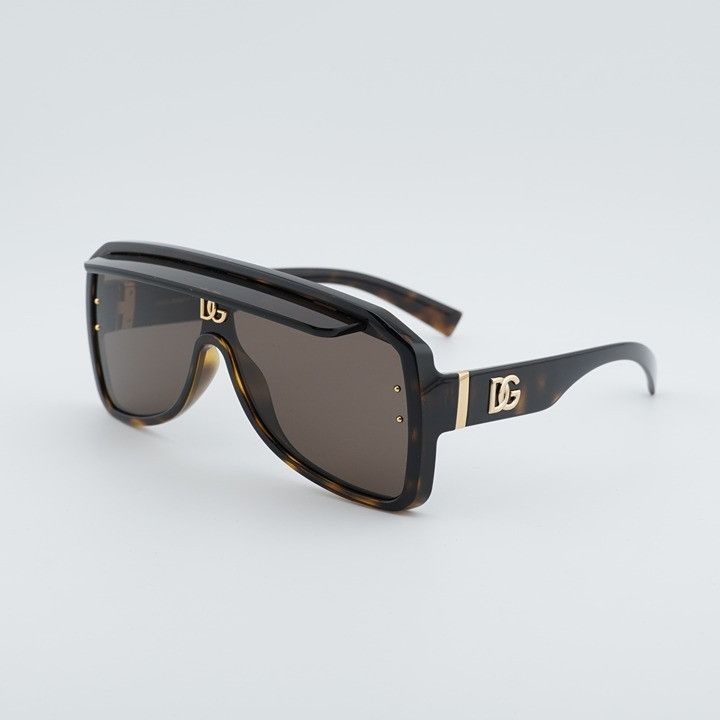 Dolce & Gabbana Dolce & Gabbana DG6205 502/73 Sunglasses Havana Square Frame Size ONE SIZE - 1 Thumbnail
