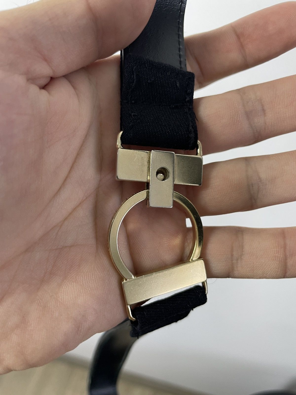 Versace Vintage Gianni Versace Leather and cotton belt Size ONE SIZE - 8 Thumbnail