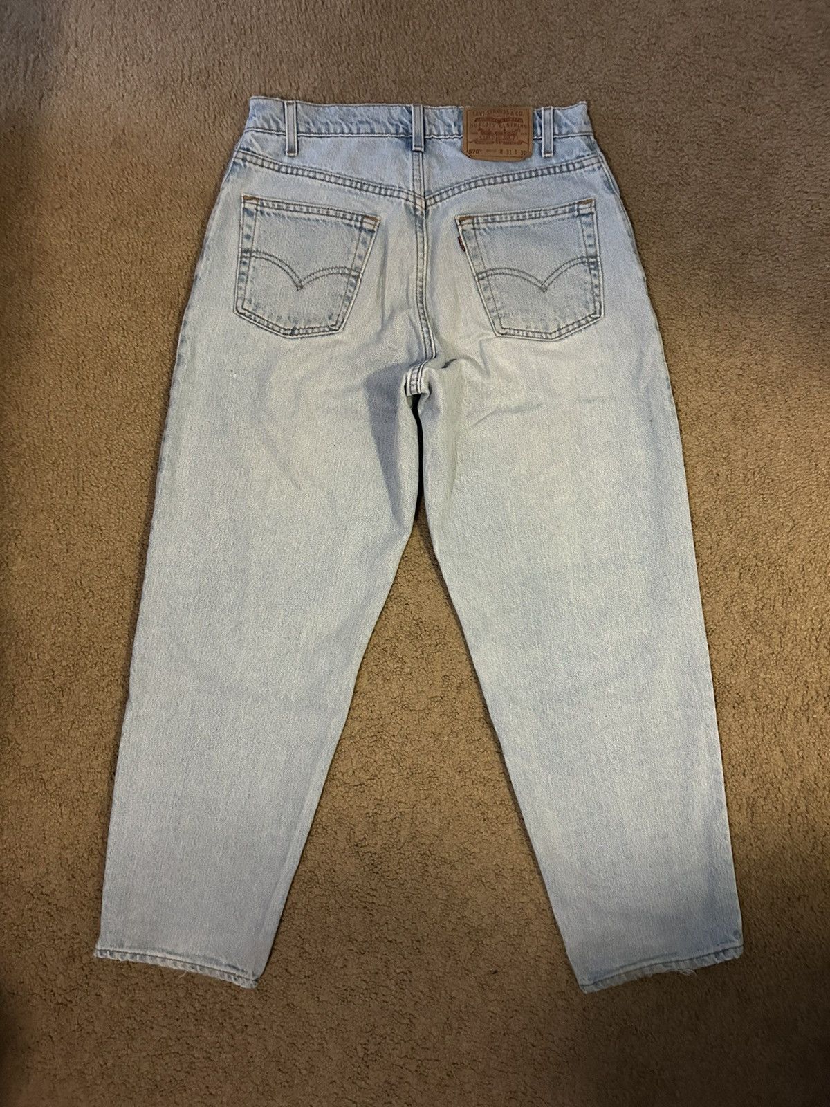 Levi's Vintage Clothing Levis 570 Baggy Fit Jeans Size US 31 - 2 Thumbnail