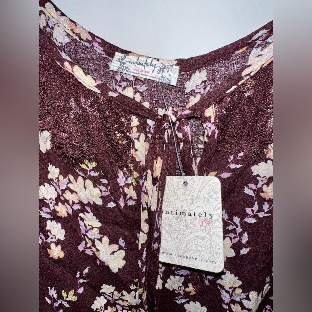 Free People NWT FREE PEOPLE x INTIMATELY FP Take It Away Bodysuit Chocol Size XL / US 12-14 / IT 48-50 - 4 Thumbnail