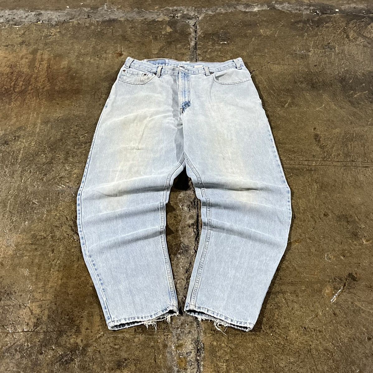Levi's × Vintage Crazy Vintage 90s Levi's 560 Faded Baggy Loose Fit Jeans Size US 36 / EU 52 - 2 Thumbnail