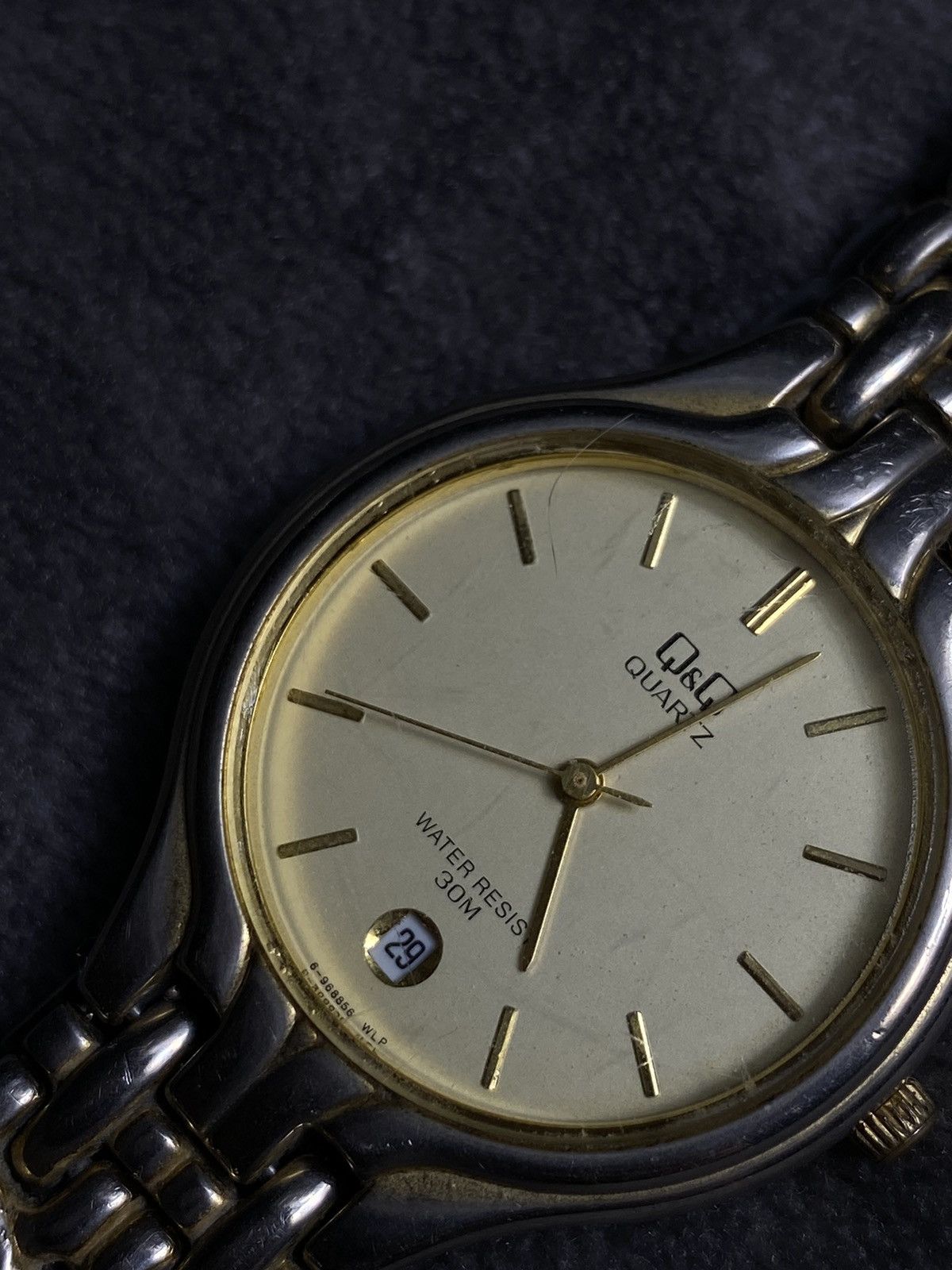 Japanese Brand × Jewelry × Vintage Futuristic Japanese Style Vintage Q&Q Quartz Watch Work 100% Size ONE SIZE - 3 Thumbnail