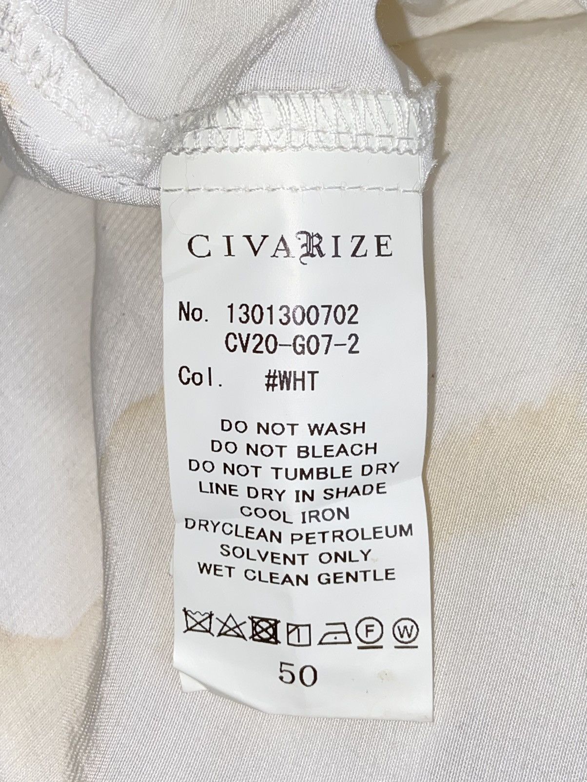 CIVARIZE CIVARIZE White Shirt Size US L / EU 52-54 / 3 - 17 Thumbnail