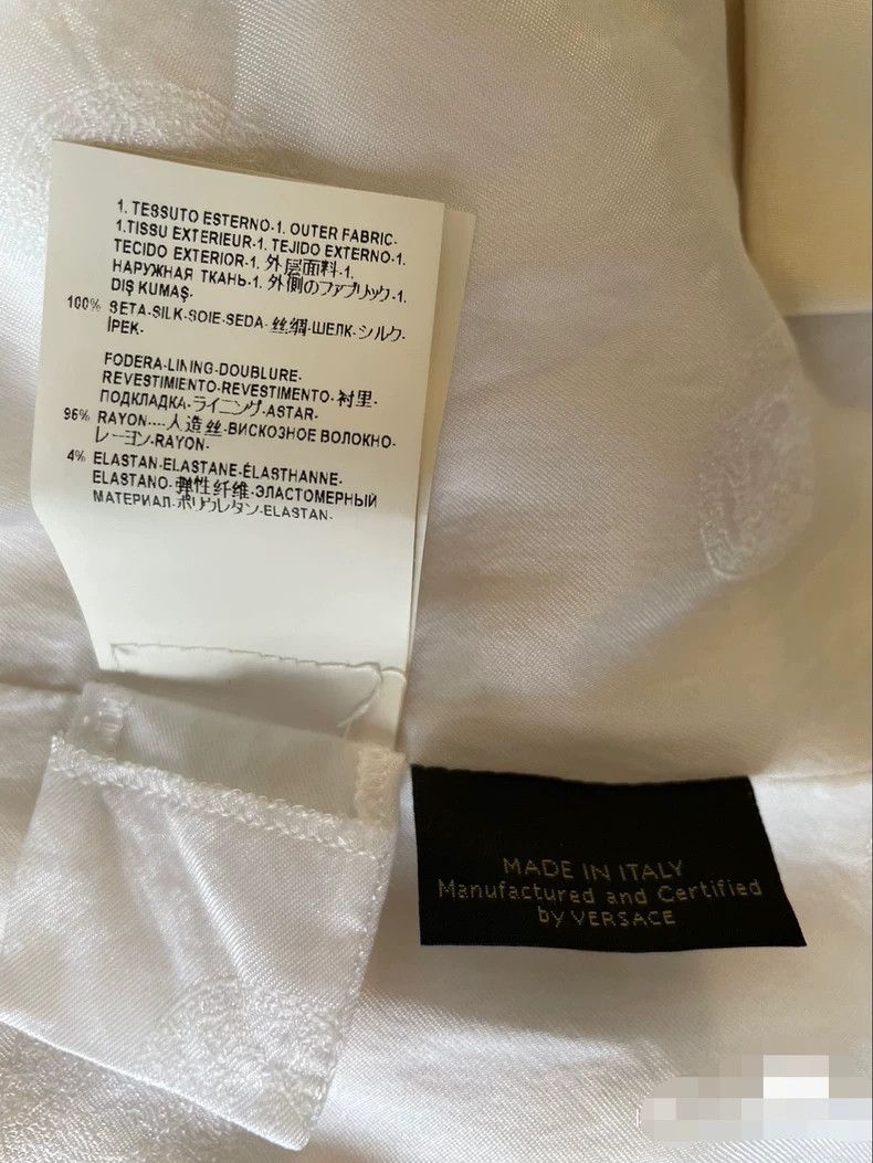 Versace Versace Mulberry silk genuine suit Size S / US 4 / IT 40 - 8 Thumbnail