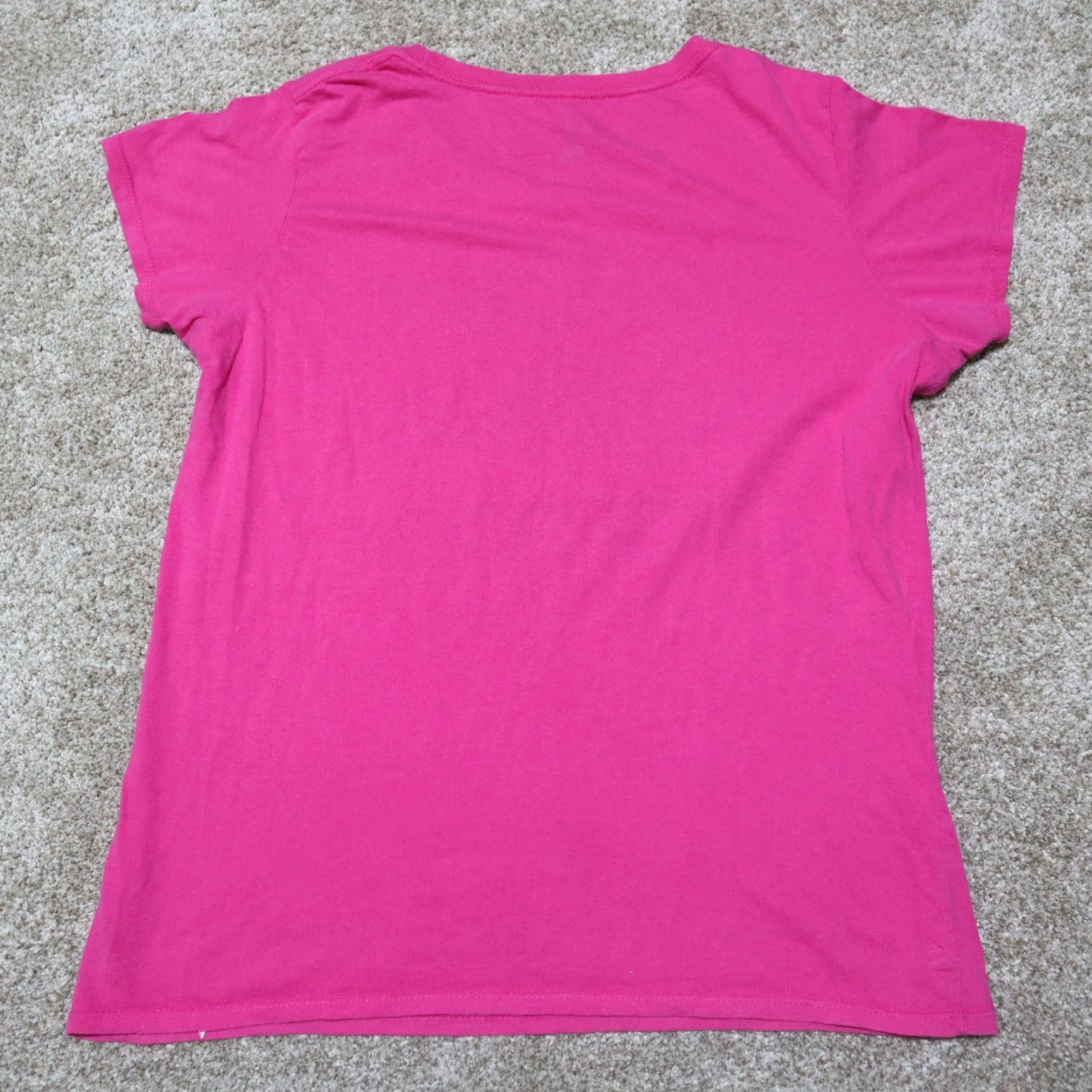 Pinko Nike Shirt Women XL Pink Funny Mom T-Shirt Short Sleeve Crew Neck Cotton Casual 90s style Size XL / US 12-14 / IT 48-50 - 6 Thumbnail