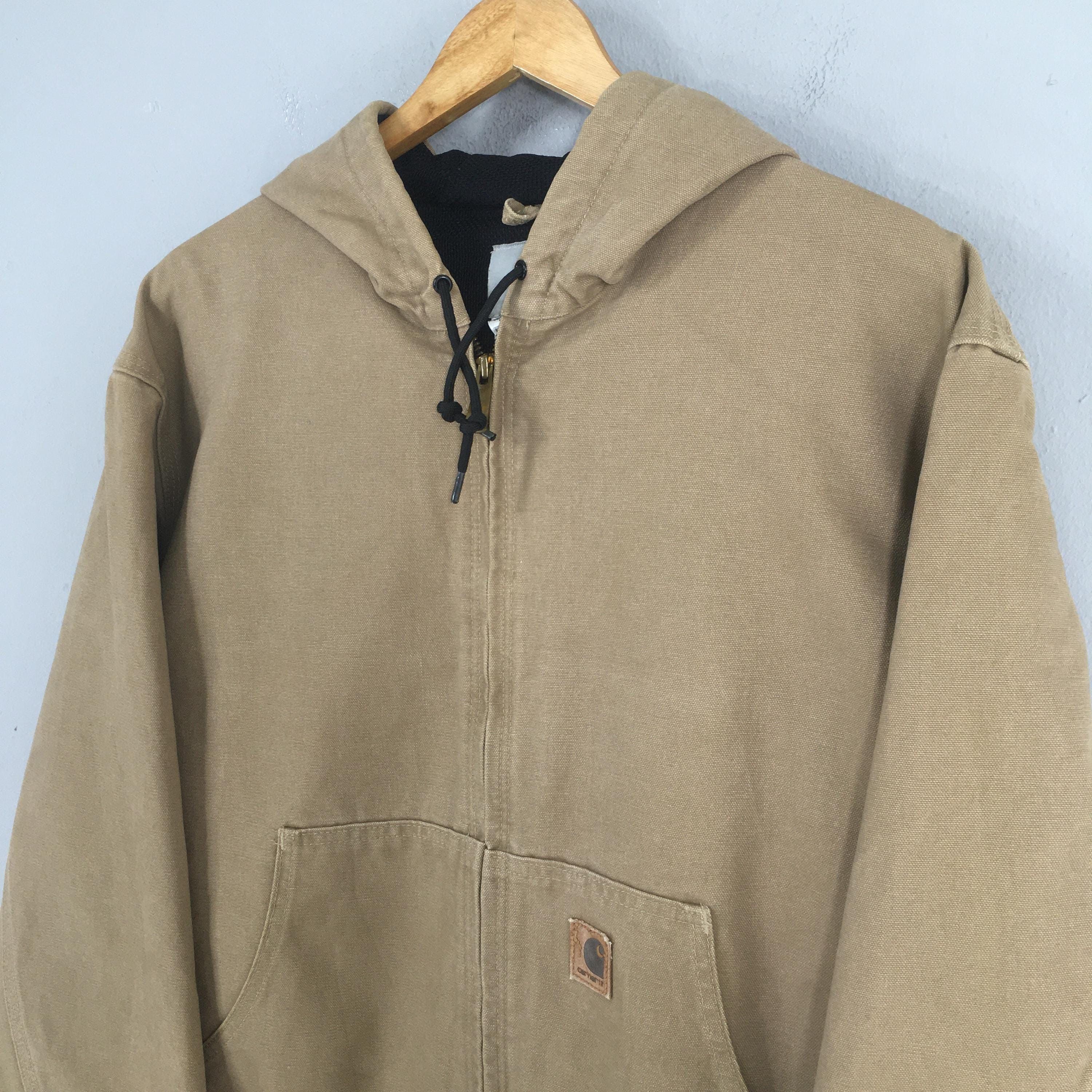 Carhartt Vintage 90s Carhartt Hoodie Jacket Mens XLarge Size US XL / EU 56 / 4 - 4 Thumbnail