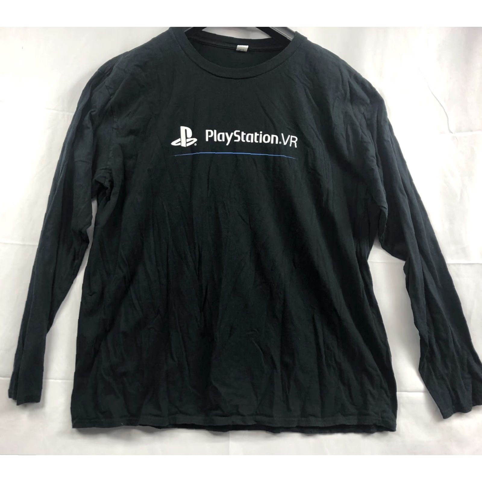 Port & Company Playstation VR Shirt Black Mens Retro Long Sleeve XL Measurements Port & Company T-Shirt Men Regular Size XL Size US XL / EU 56 / 4 - 2 Thumbnail