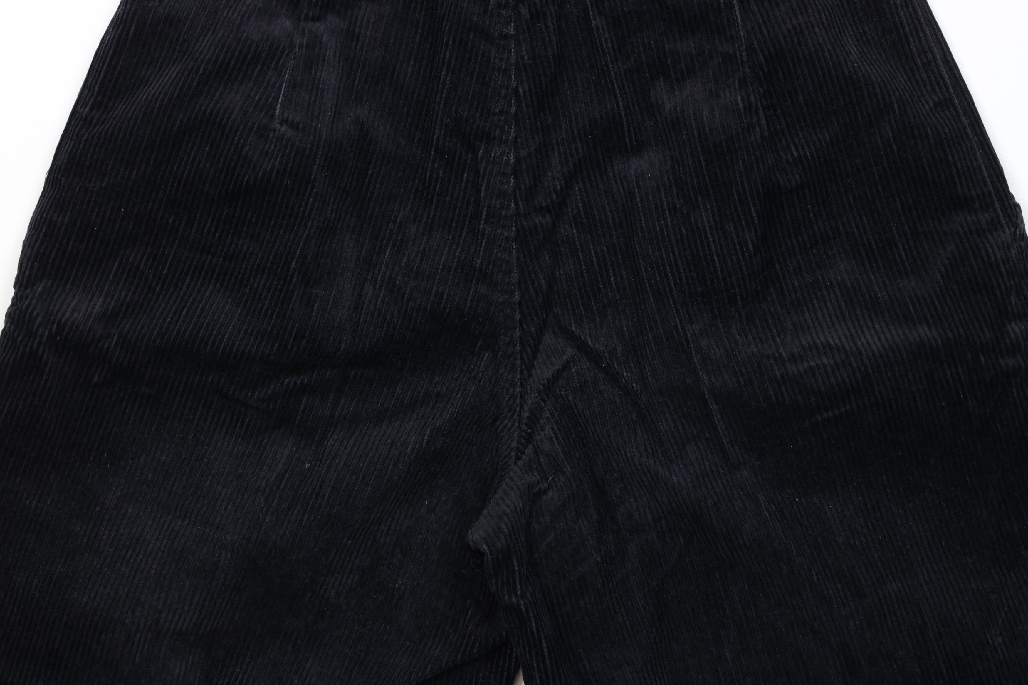 Vintage Vintage 90s Streetwear Cuffed Baggy Corduroy Shorts Black Size 32" / US 10 / IT 46 - 12 Thumbnail