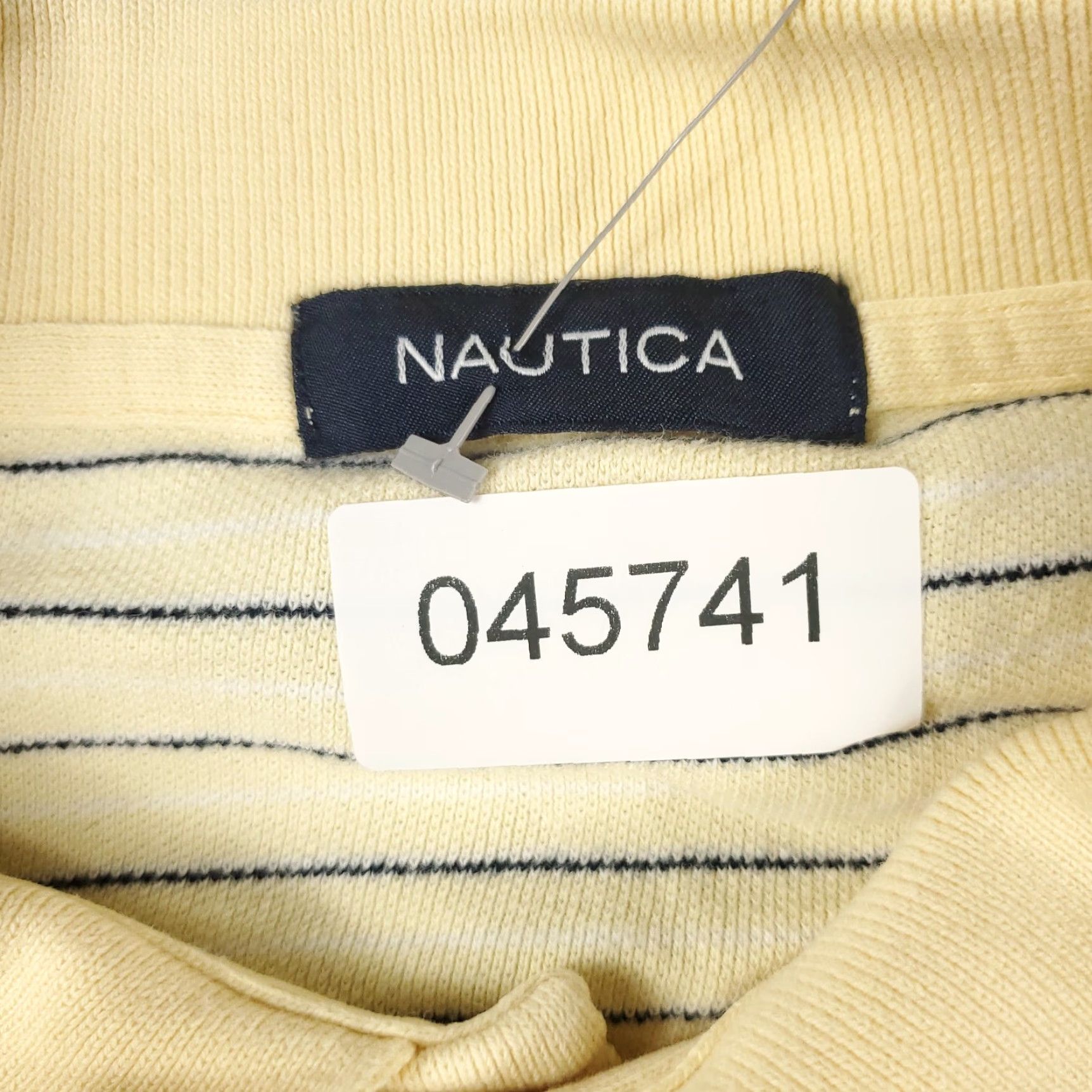 Nautica Nautica Polo Shirt Mens XL Yellow Striped Casual Short Sleeve Adult Size US XL / EU 56 / 4 - 6 Thumbnail