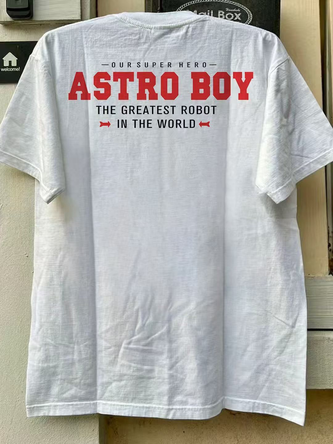 Vintage White Vintage-Style Astro Boy Graphic T-Shirt Size US M / EU 48-50 / 2 - 2 Thumbnail