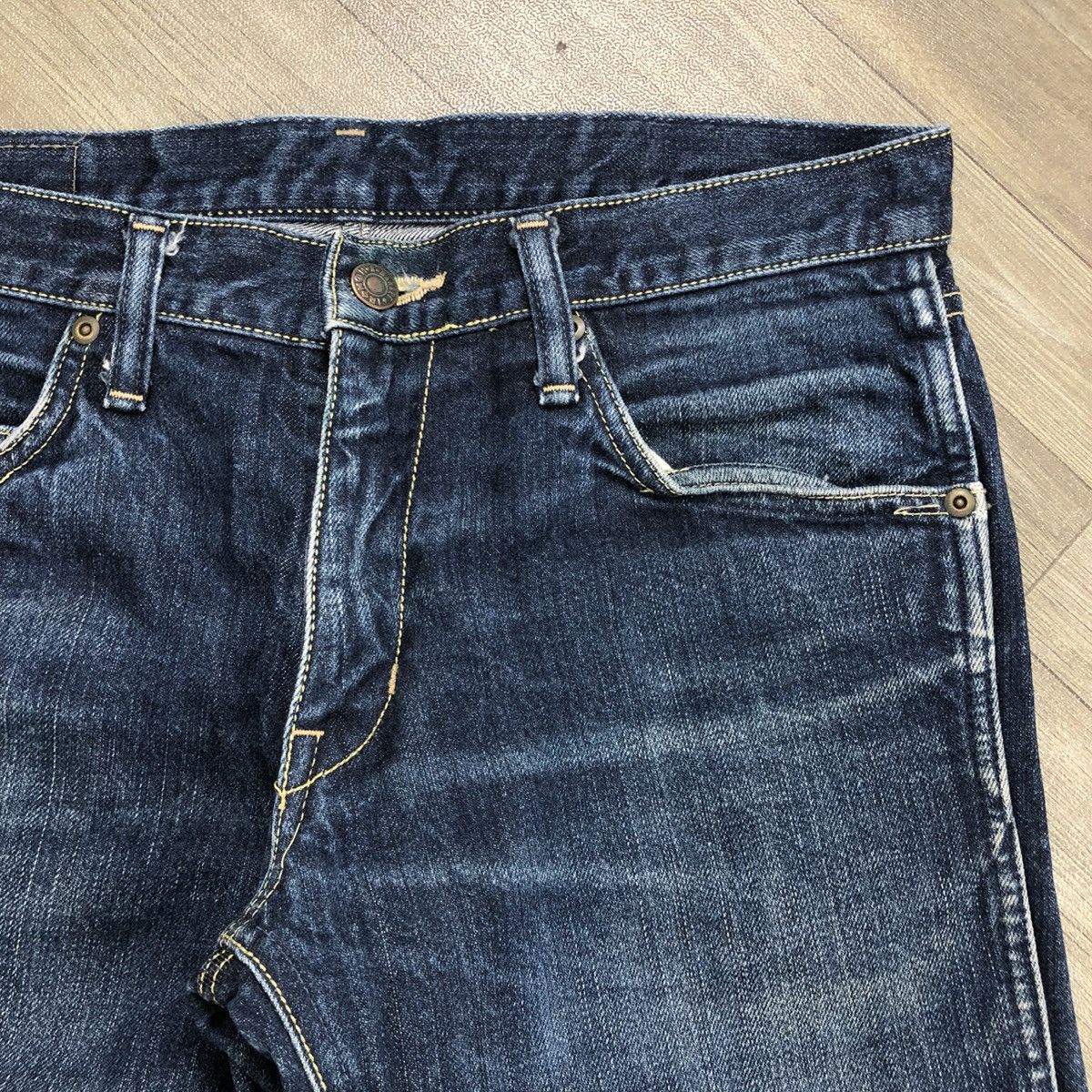 Blue Blue Japan × Japanese Brand × Vintage Vintage Blue Blue Japan Faded Jeans Size US 30 / EU 46 - 5 Thumbnail