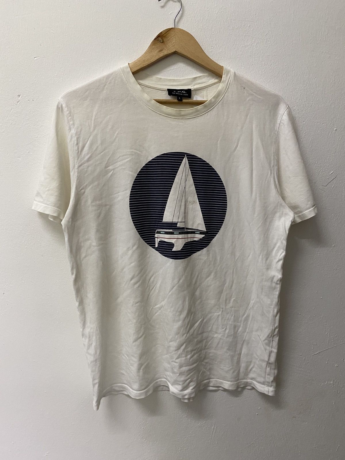 A.P.C. Vintage A.P.C Section Musicale Japanese Tee Size US L / EU 52-54 / 3 - 1 Thumbnail