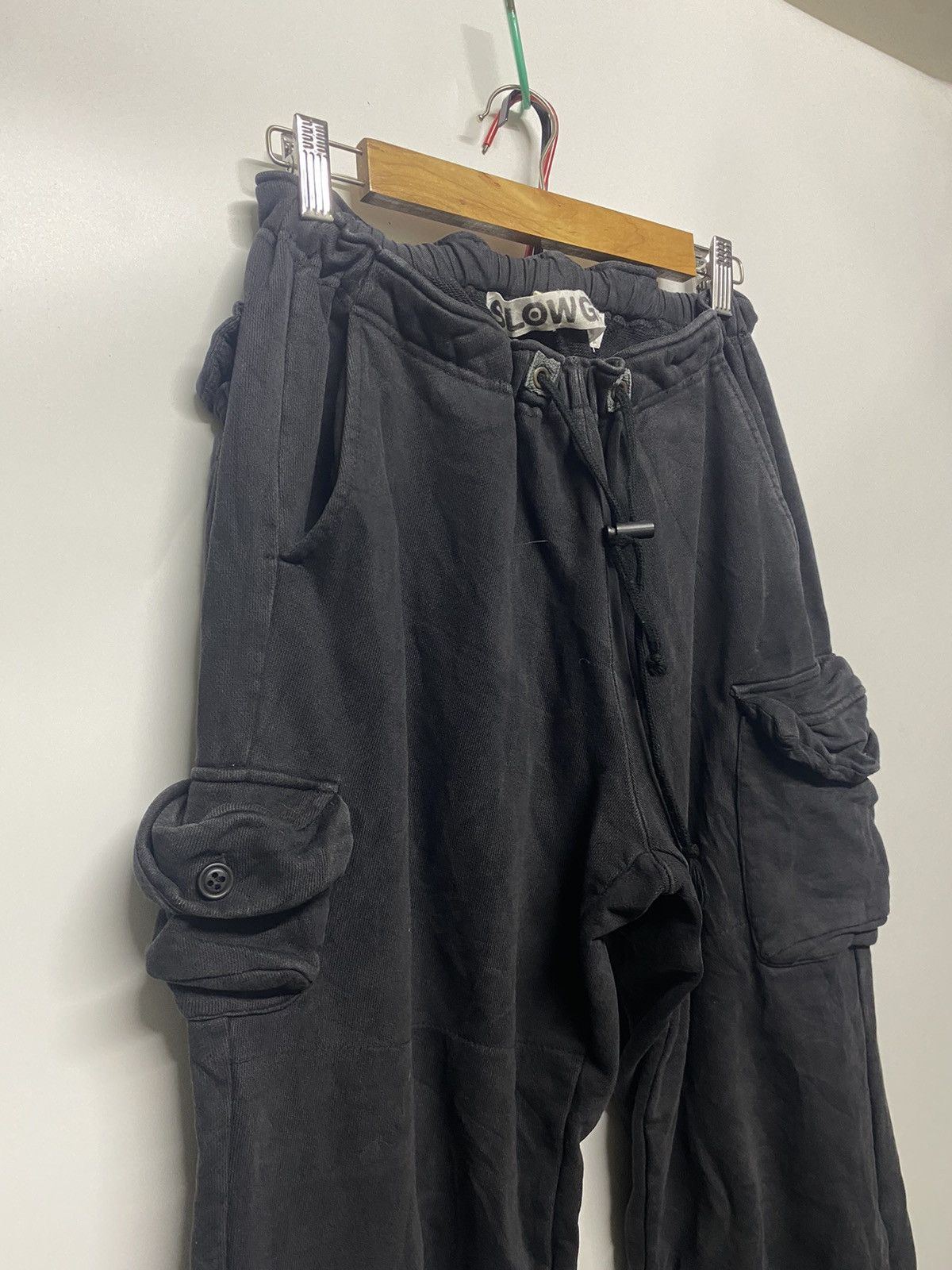 Japanese Brand SLOWGUN Pants Cotton Cargo Utilities Pocket Adjustable Waist Size US 30 / EU 46 - 11 Thumbnail