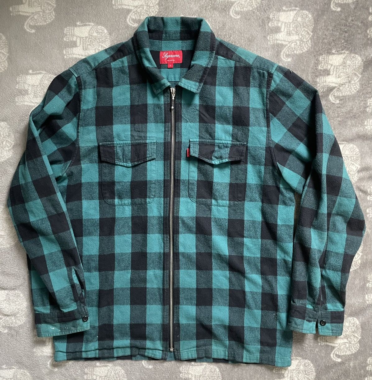 Supreme Timberline British Millerain waxed jacket/coat | Grailed