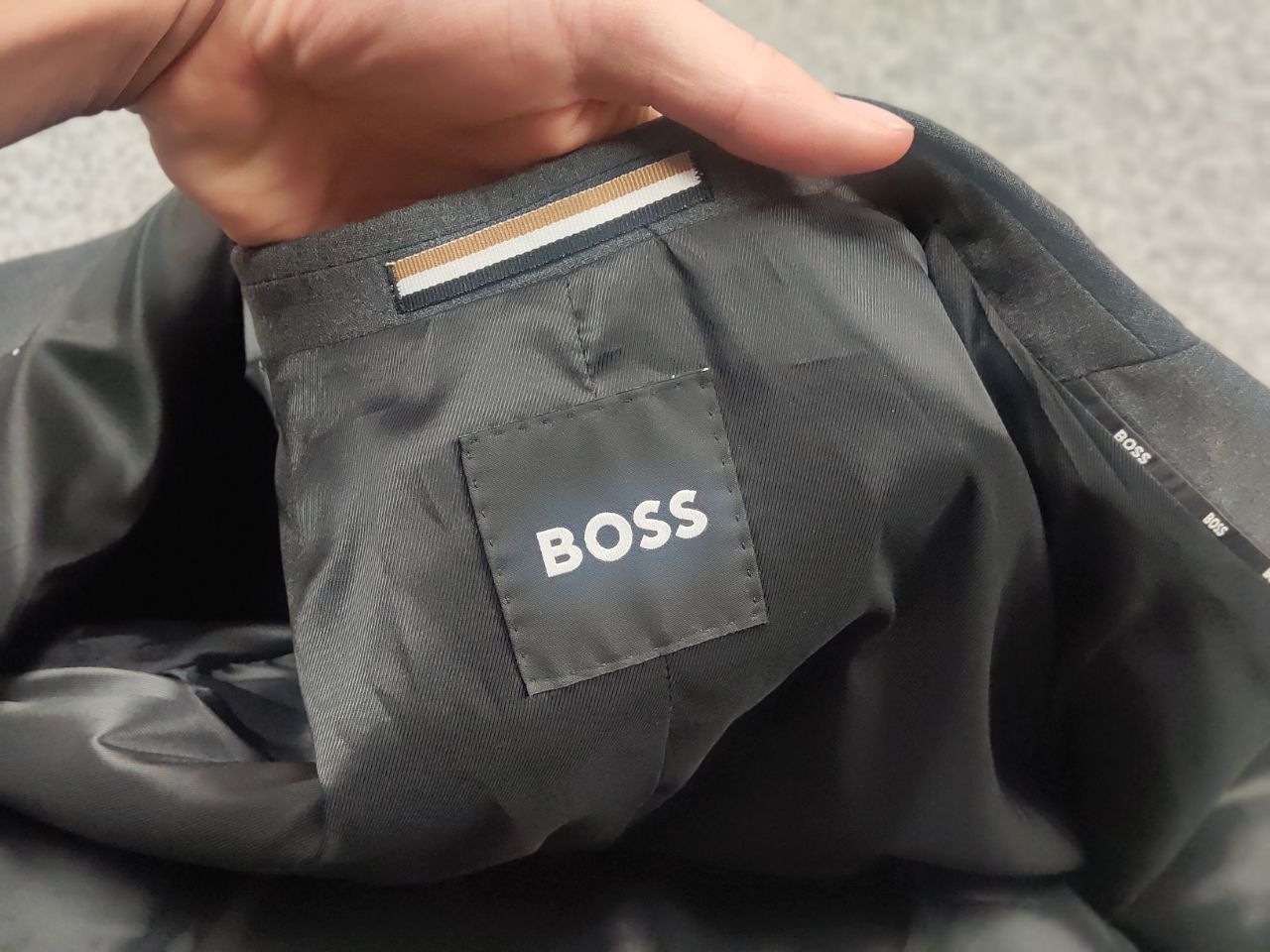 Hugo Boss Boss New Hugo Boss Slim Fit Patterned Wool Blazer Jacket Size US L / EU 52-54 / 3 - 15 Thumbnail