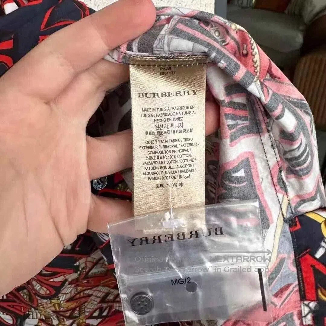 Burberry Burberry Graffiti Shirt XL. Size US XL / EU 56 / 4 - 4 Thumbnail