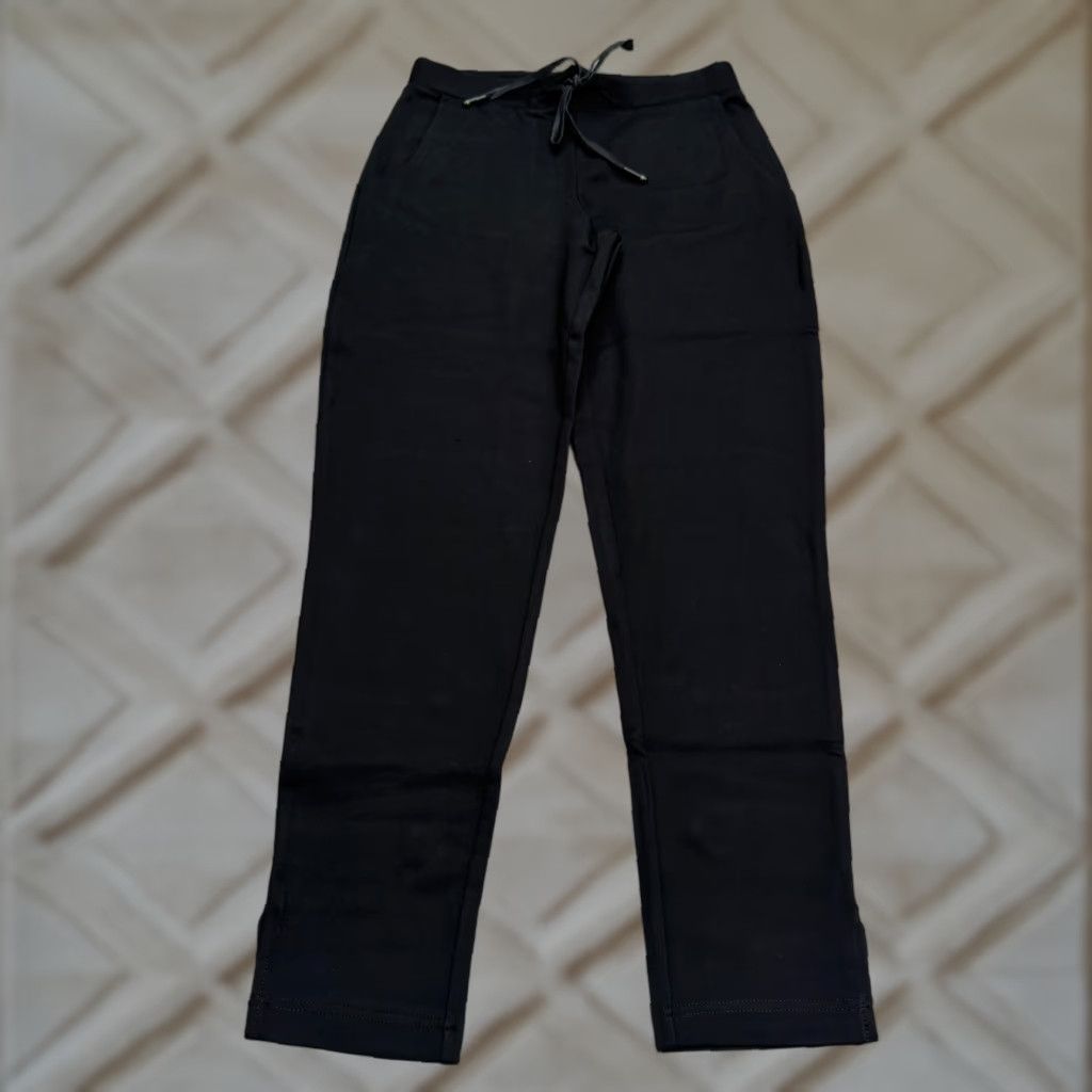 Vintage VINTAGE Betabrand All Day Chelsea Jogger Pants Womens XS Black Casual Stretch Tapered Knit Drawstring 2010s Womens Size 26" / US 2 / IT 38 - 1 Thumbnail
