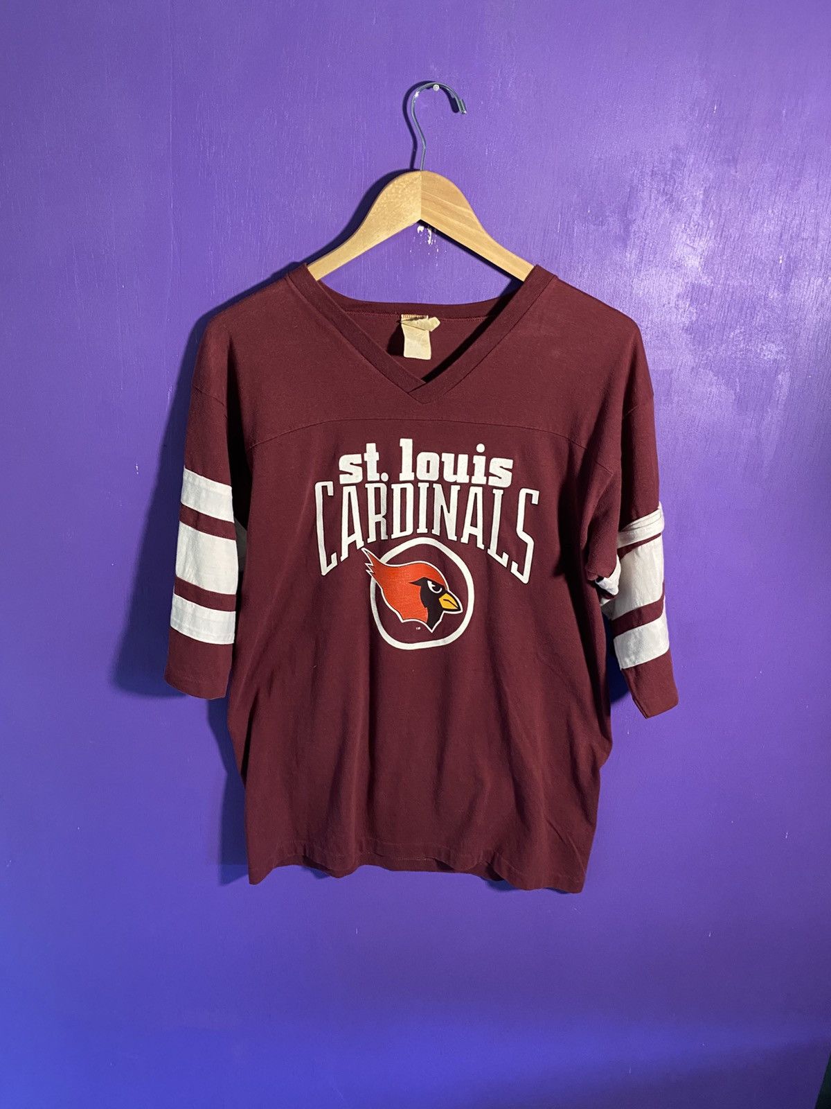 Logo 7 Vintage 80s St Louis Cardinals jersey shirt Size US M / EU 48-50 / 2 - 1 Thumbnail