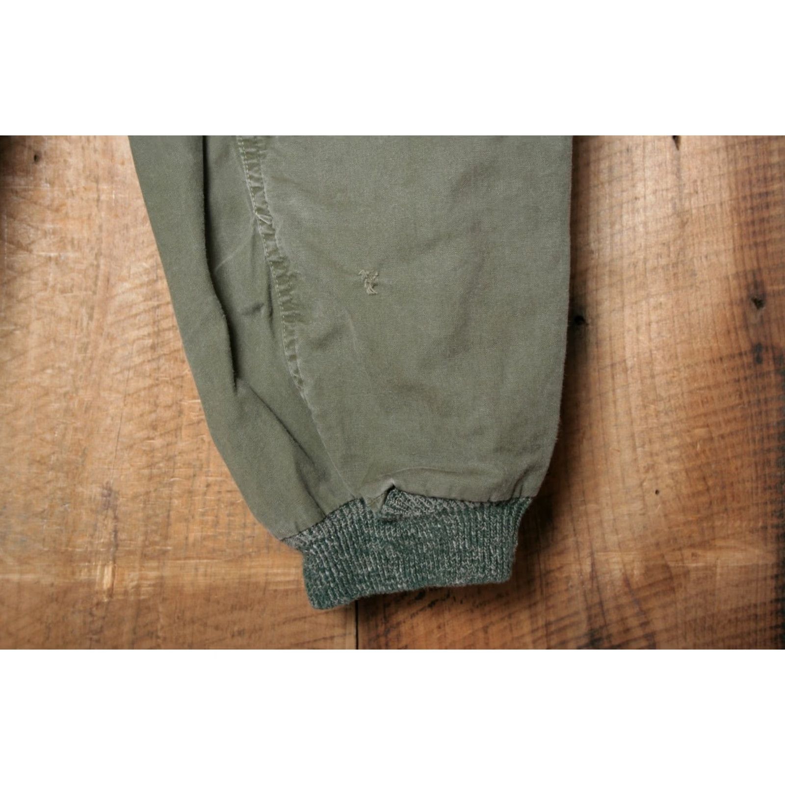Olive VINTAGE Army Olive Green Canvas Pants 32x32 Mens 1940s 1950s Military Work Pants Canvas Olive Green 32 Inseam 32 Mens Size US 32 / EU 48 - 5 Thumbnail