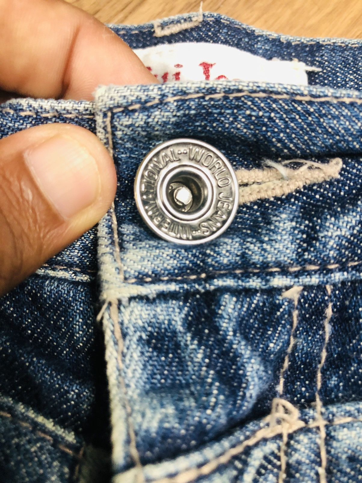 Japanese Brand Rare Vintage ANTFUI JEANS 82 Denim (37) Size US 32 / EU 48 - 8 Thumbnail