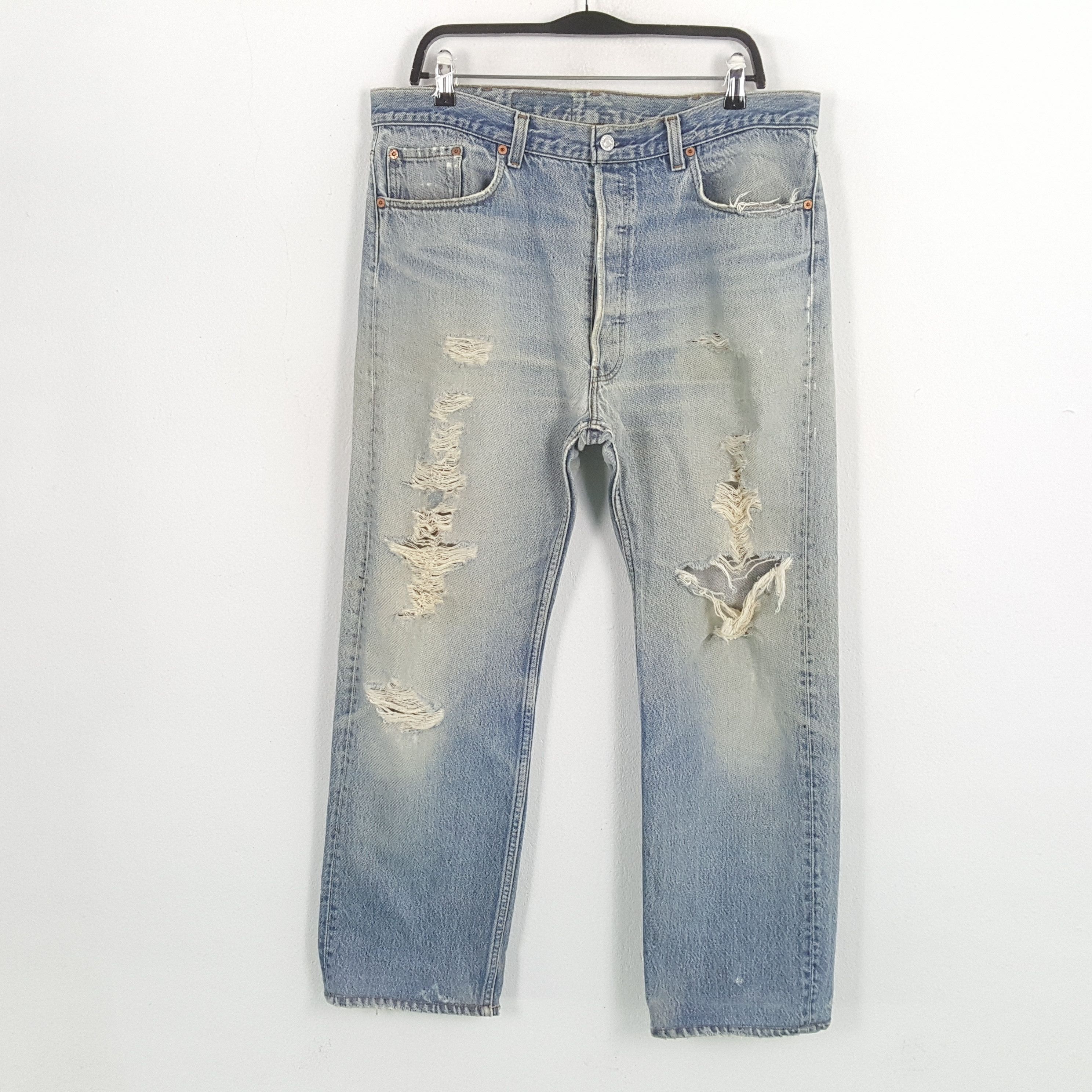 Japanese Brand × Levi's × Vintage LEVI'S Distressed Jeans Fashion Streetwear Style Size US 36 / EU 52 - 1 Thumbnail