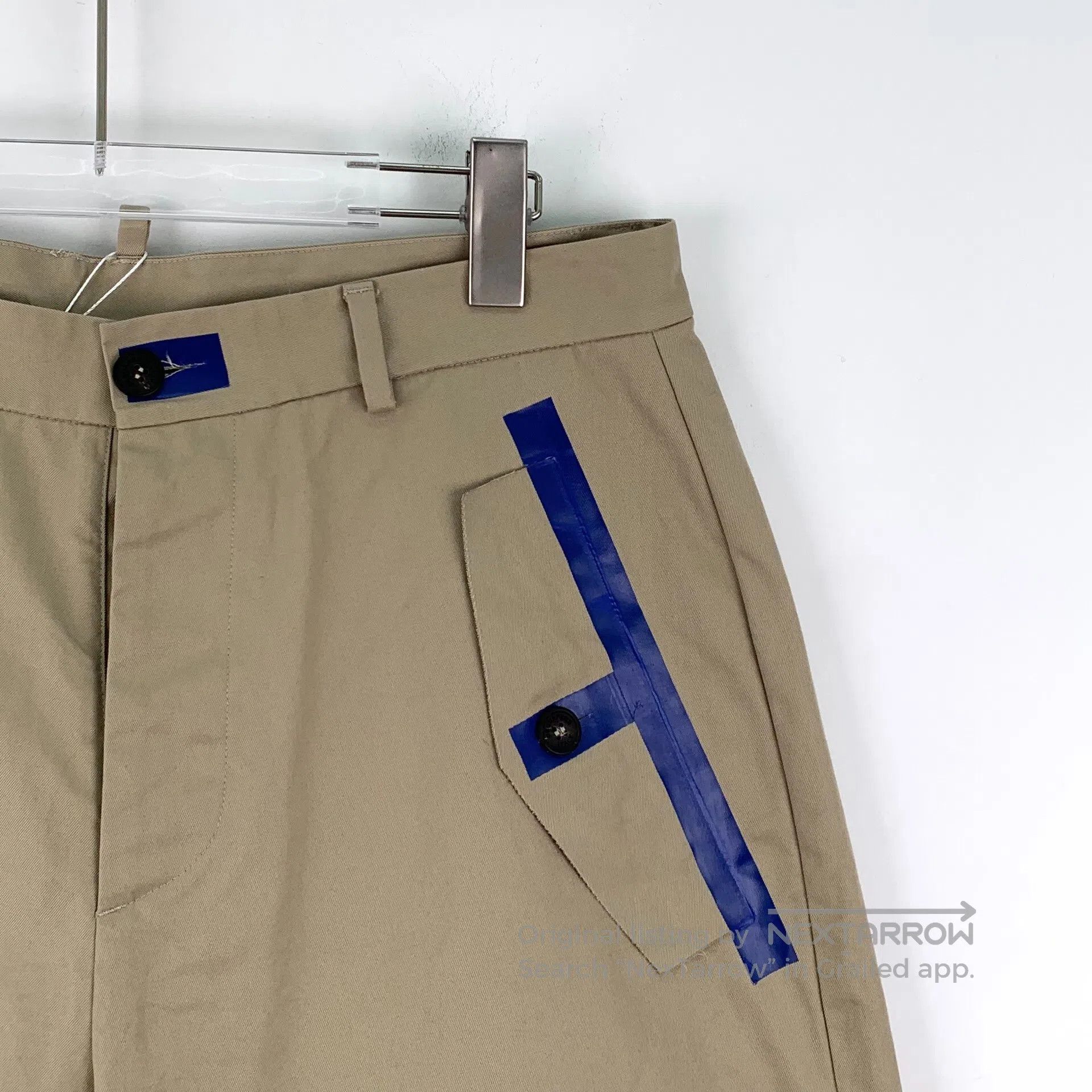 Dsquared2 Dsquared2 size M Khaki Pocket Trim Cotton Casual Shorts| Size US 32 / EU 48 - 3 Thumbnail