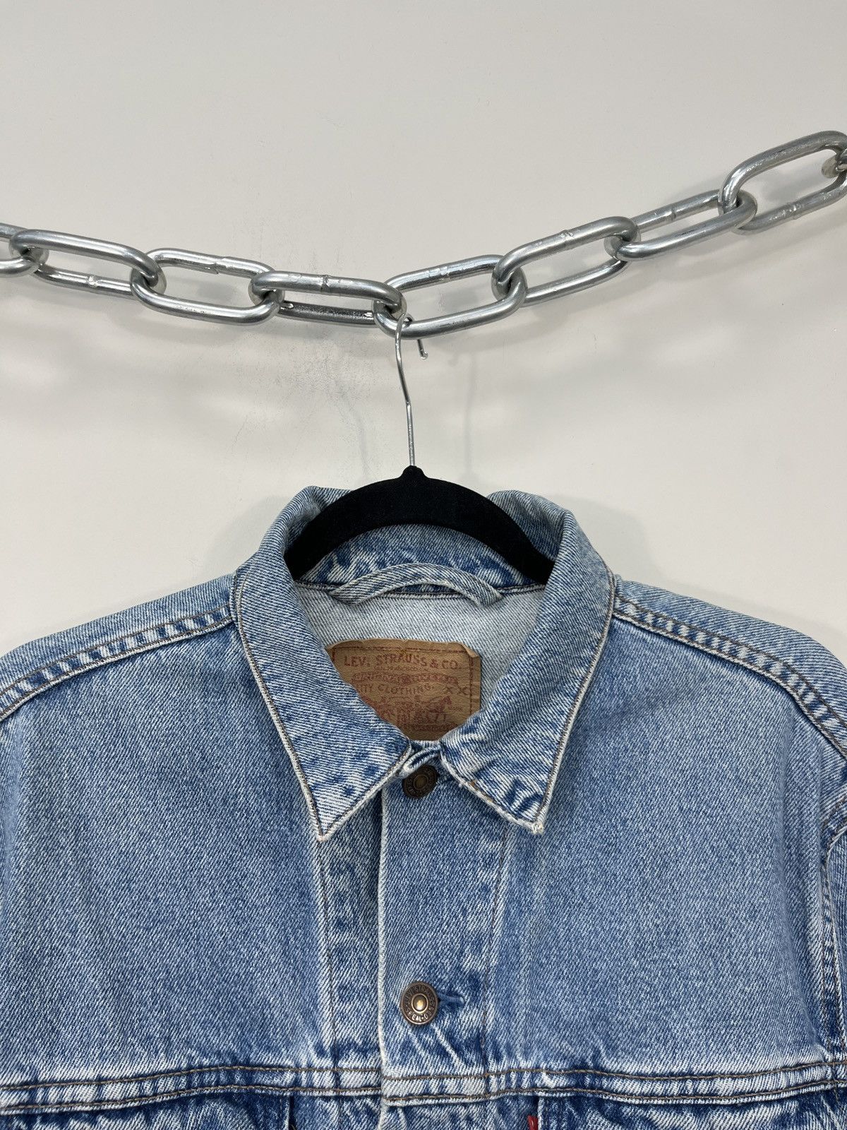 Levi's Vintage Levi’s USA Light Blue Hype Denim Jacket Size US M / EU 48-50 / 2 - 6 Thumbnail
