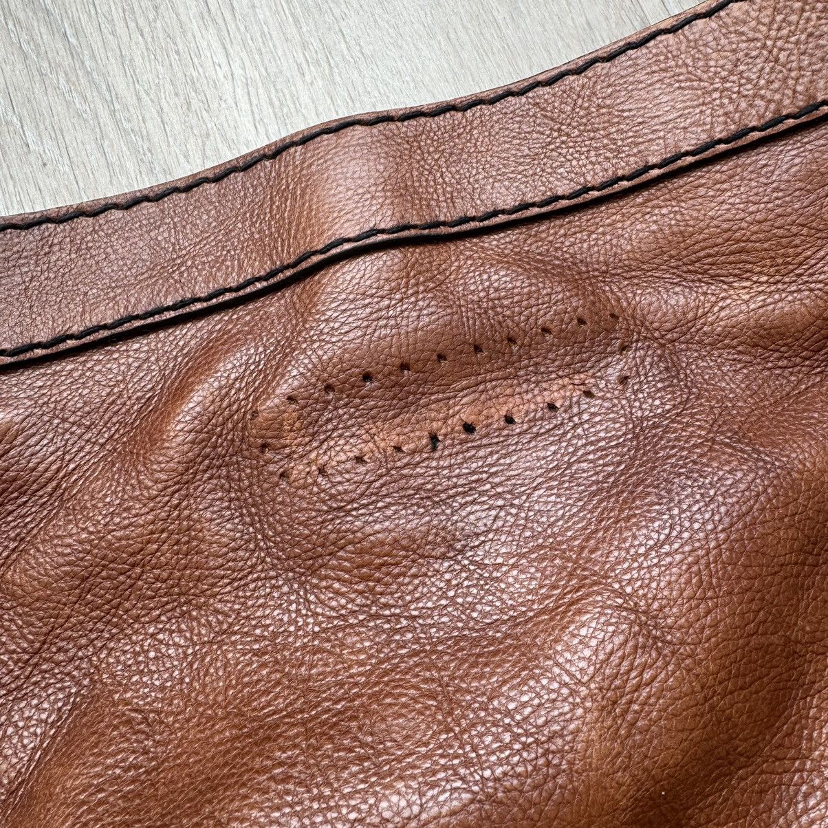Chloe × Vintage Authentic Vintage Chloé Leather Bag Handbag Brown Size ONE SIZE - 11 Thumbnail