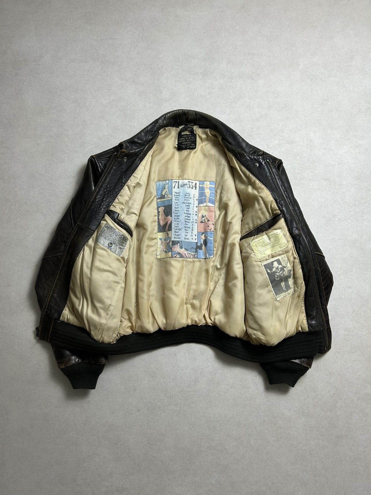 Other Rare Vintage 1991 Avirex A-2 Flight Jacket Size US L / EU 52-54 / 3 - 5 Thumbnail