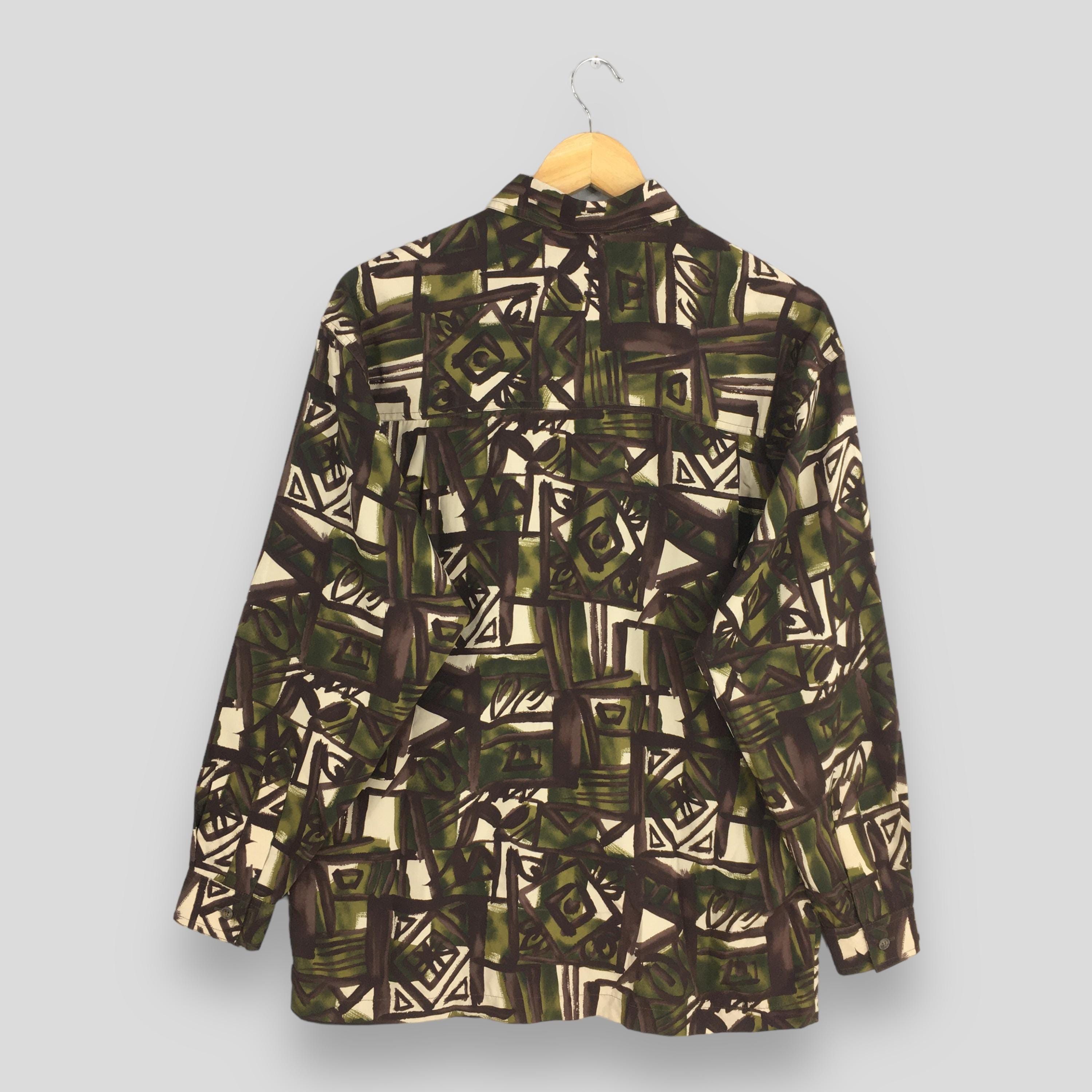 Vintage Vintage Abstract Geometrical Pattern Shirt Small Size US S / EU 44-46 / 1 - 8 Thumbnail