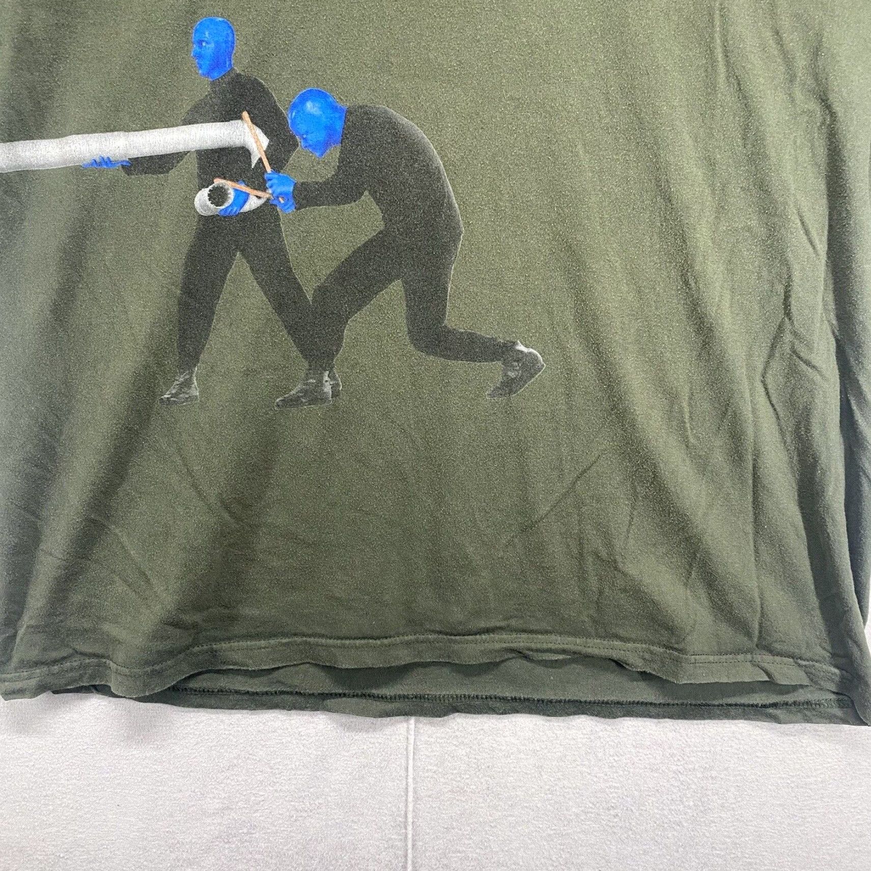 Vintage VINTAGE Blue Man Group T Shirt Unisex Adults Medium Green Music Pipes All Over Print Crew Neck Jersey Size US M / EU 48-50 / 2 - 4 Thumbnail