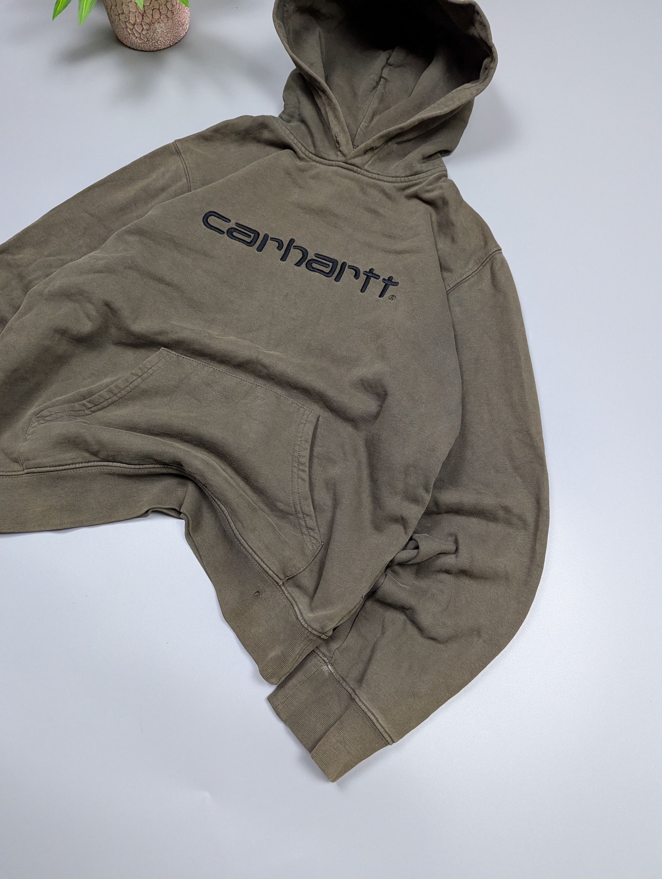 Carhartt Carhartt WIP VTG Men’s Insulated Khaki Hoodie Size M Size US M / EU 48-50 / 2 - 3 Thumbnail