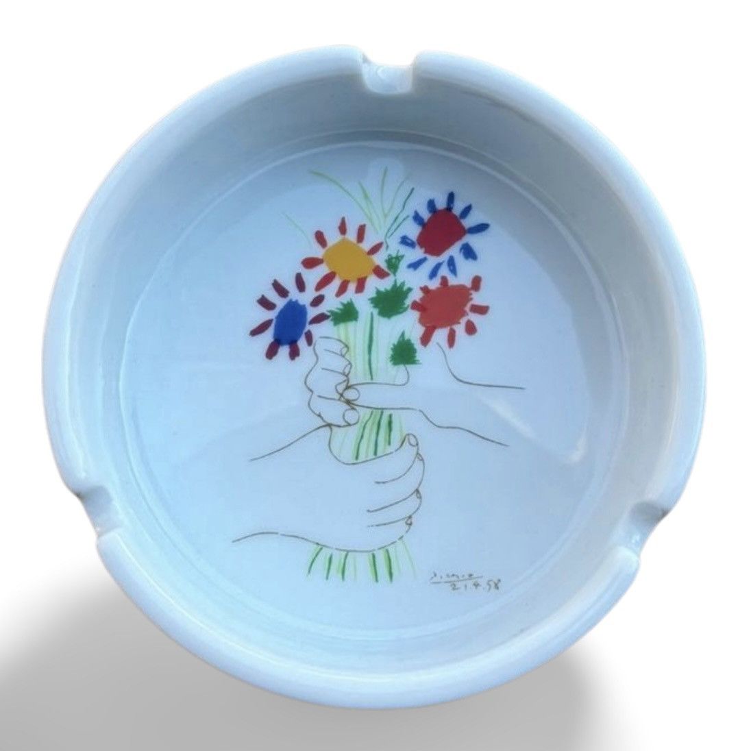 Vintage Vintage Picasso Flowers Ash Tray Size ONE SIZE - 4 Thumbnail
