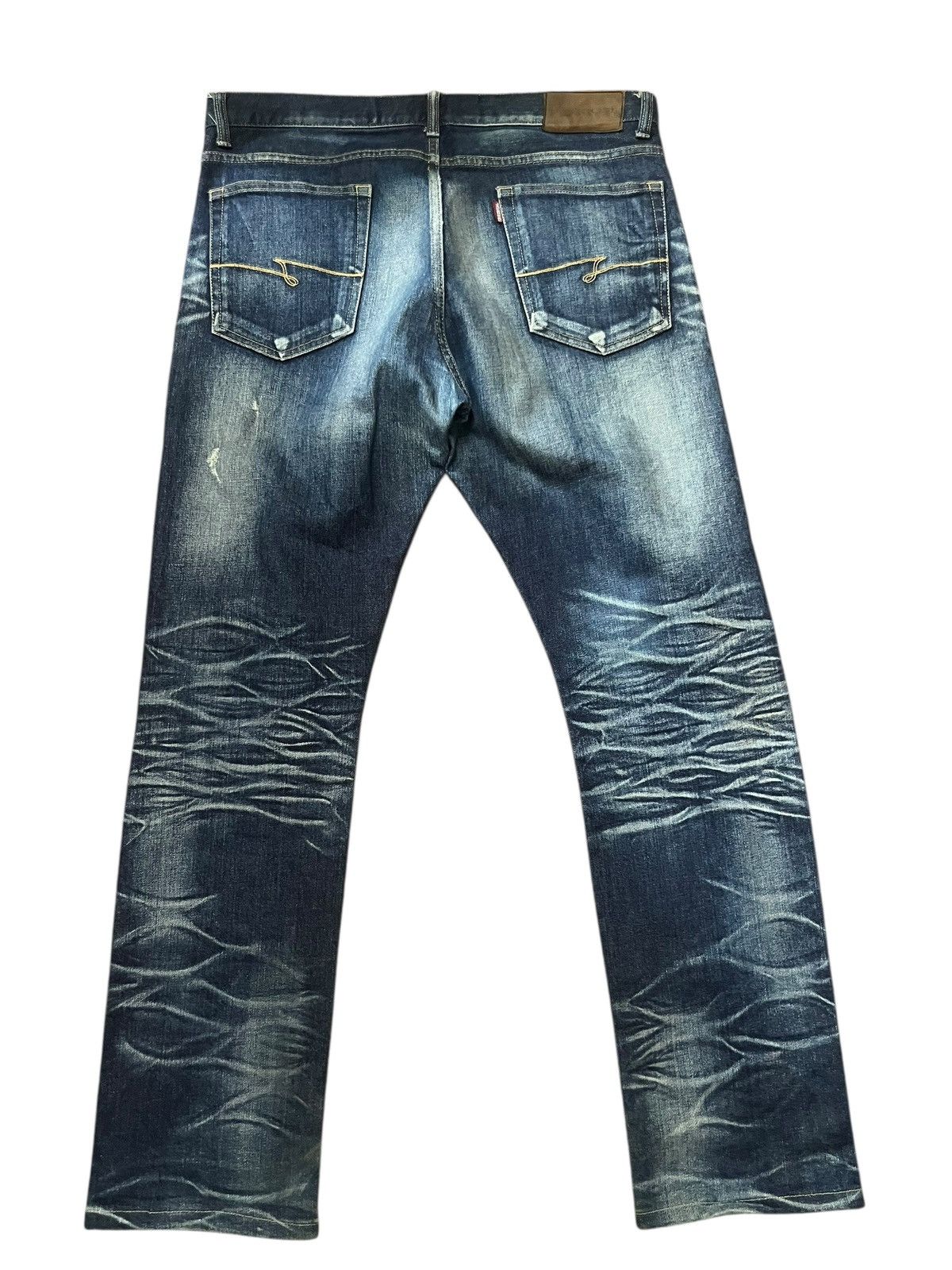 JACKROSE Crazy Rare Jackrose Distressed Denim Pants Size US 35 - 2 Thumbnail