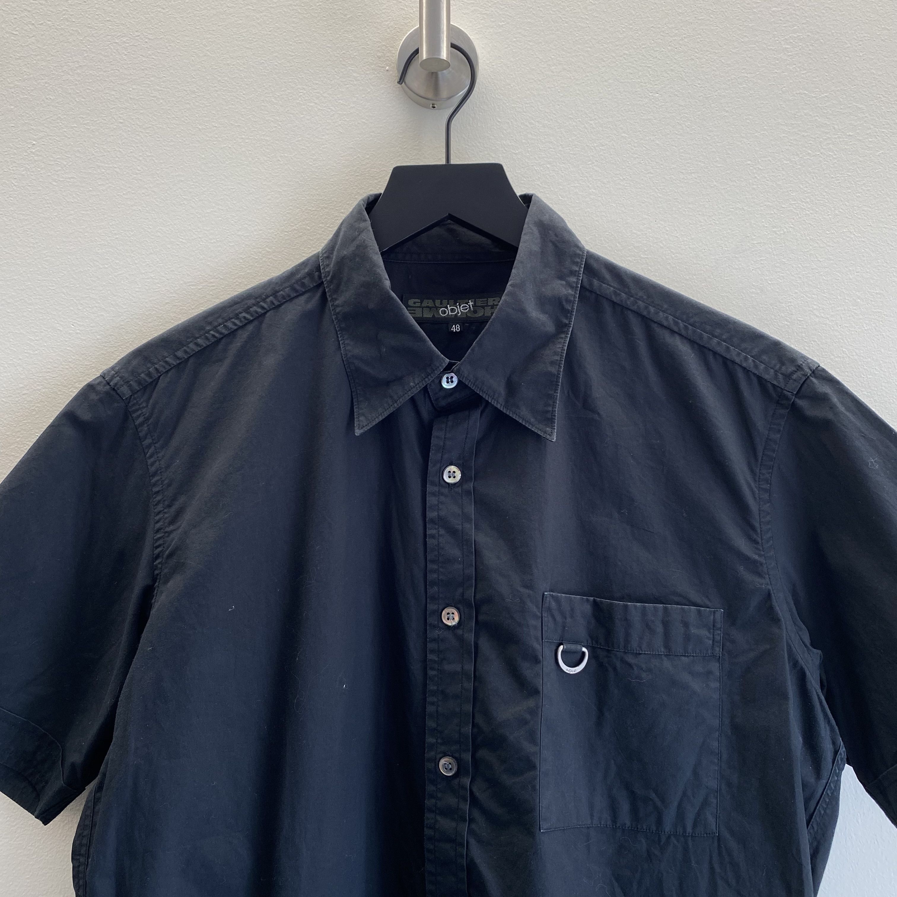 Jean Paul Gaultier Gaultier Homme Pierced Short Sleeve Shirt Size US L / EU 52-54 / 3 - 2 Thumbnail