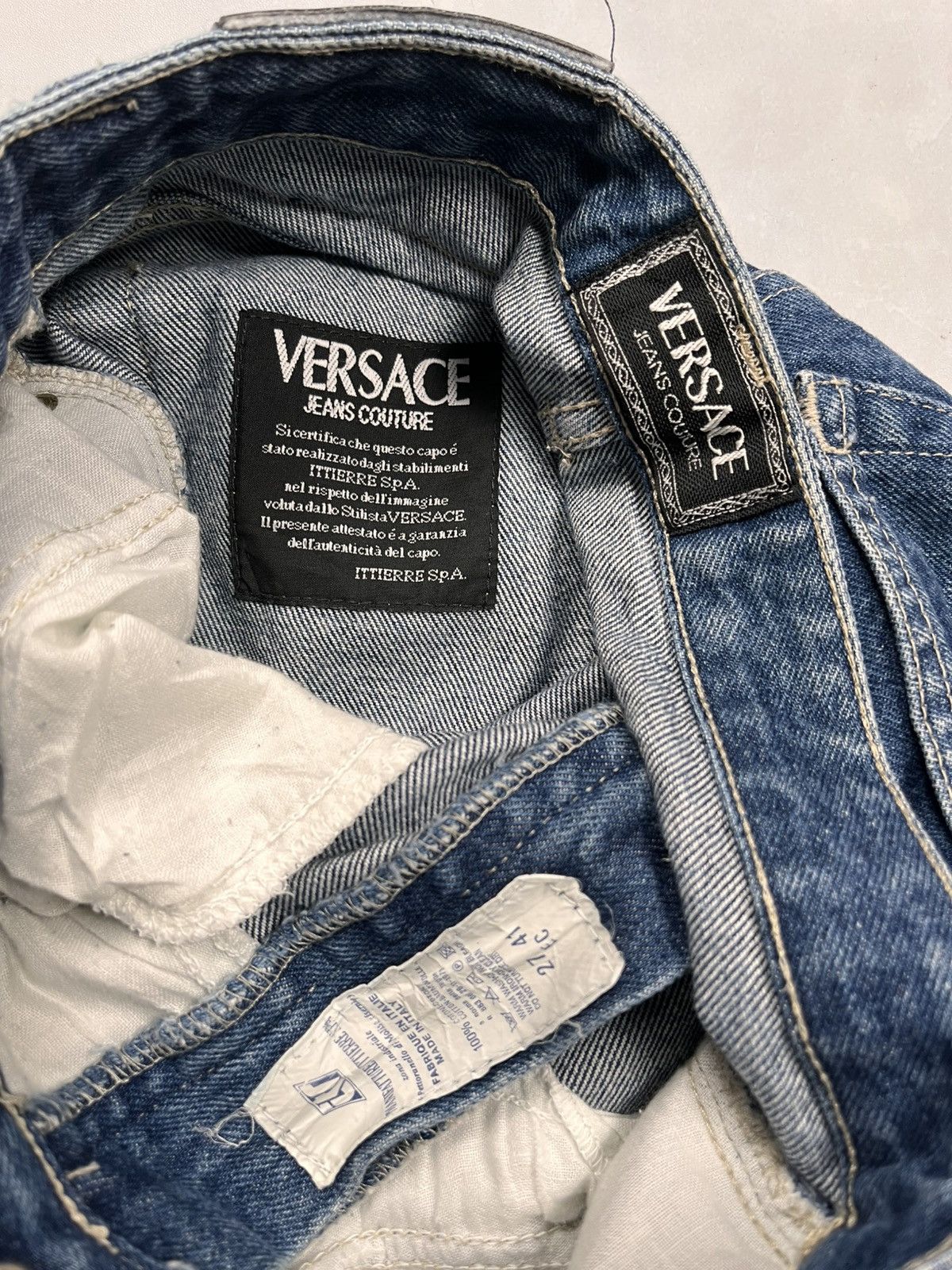 Versace Jeans Couture Versace Jeans Couture Denim Pants Size US 27 - 11 Thumbnail