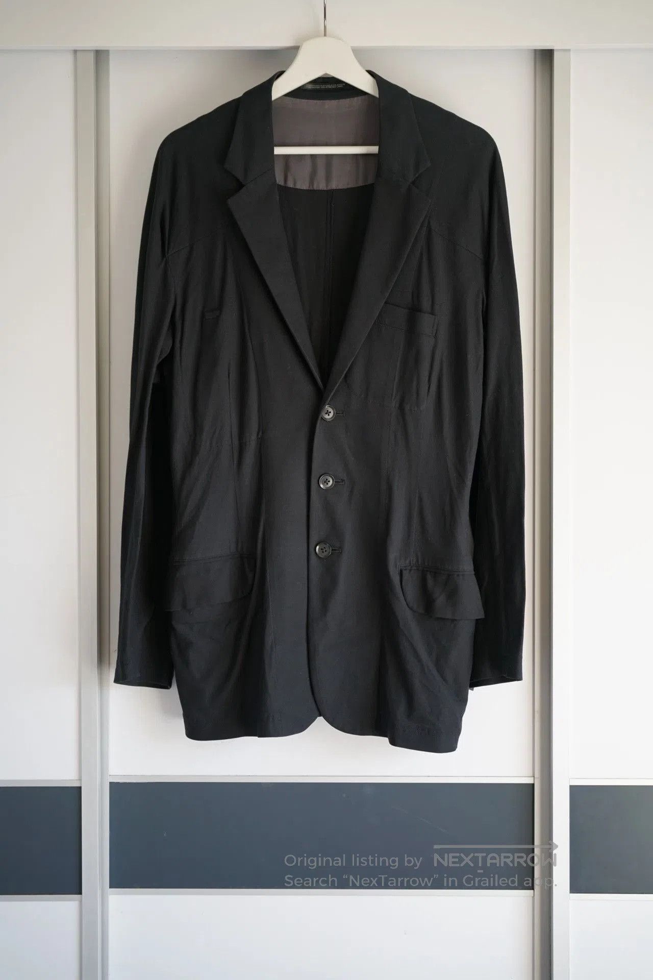 Yohji Yamamoto Yohji Yamamoto Black Blazer for Men. Size US S / EU 44-46 / 1 - 1 Thumbnail