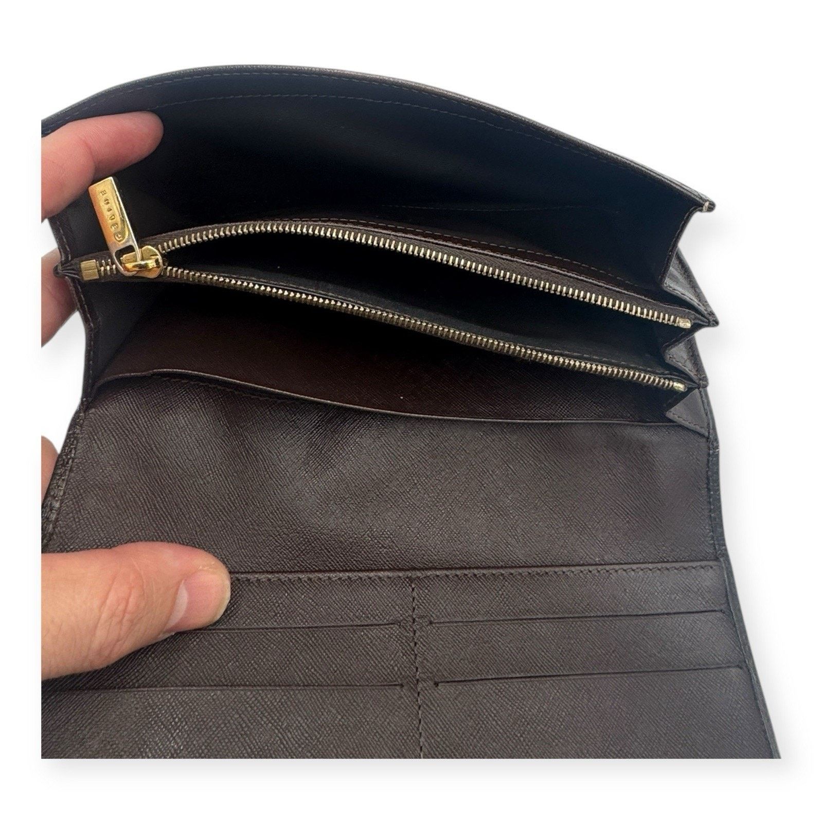 Celine Macadam Long Wallet Purse Brown Authentic Authentic Size ONE SIZE - 6 Thumbnail