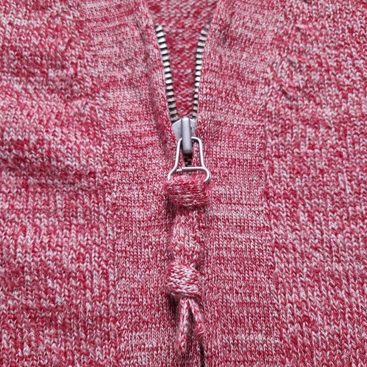 45rpm Mens vintage 45rpm red n cream wool zip up cardigan Size US XL / EU 56 / 4 - 3 Thumbnail