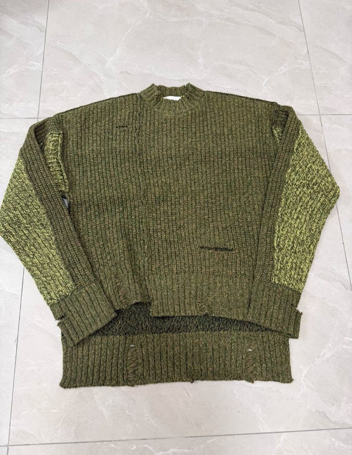 Ambush Design Ambush Distressed Sweater J34 Size US S / EU 44-46 / 1 - 1 Thumbnail