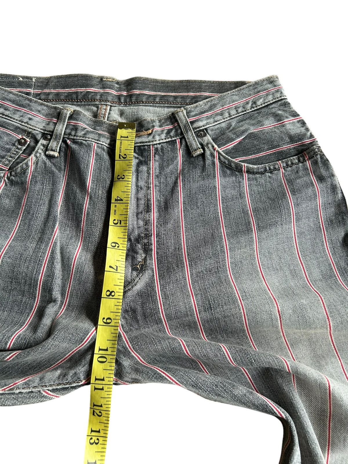 If Six Was Nine × Japanese Brand × Kapital 🔥FLARE EDWIN SELVEDGE🔥 Distressed Denim Size US 32 / EU 48 - 13 Thumbnail