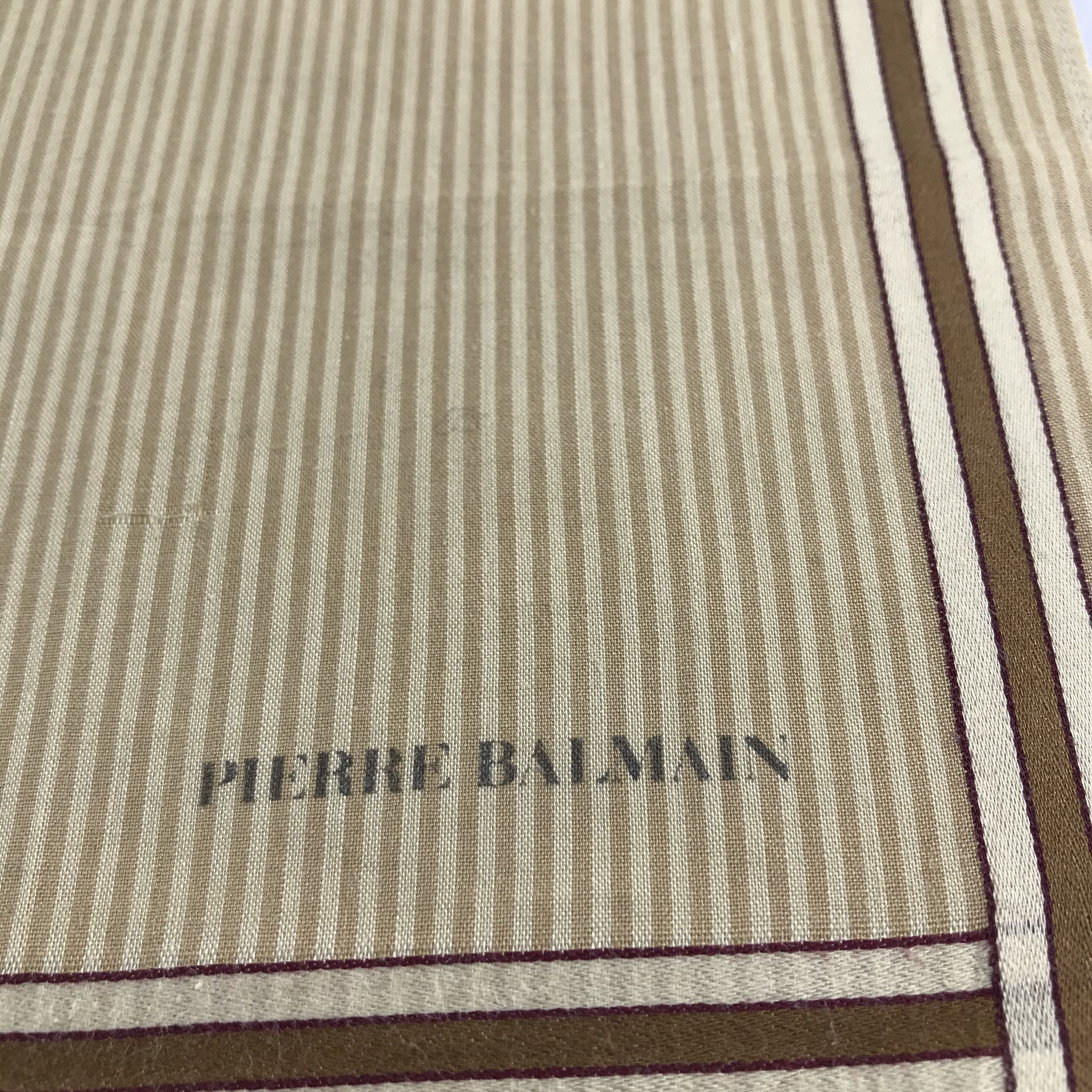 Pierre Balmain Pierre Balmain Handkerchief Neckerchief Bandana H1139 Size ONE SIZE - 3 Thumbnail