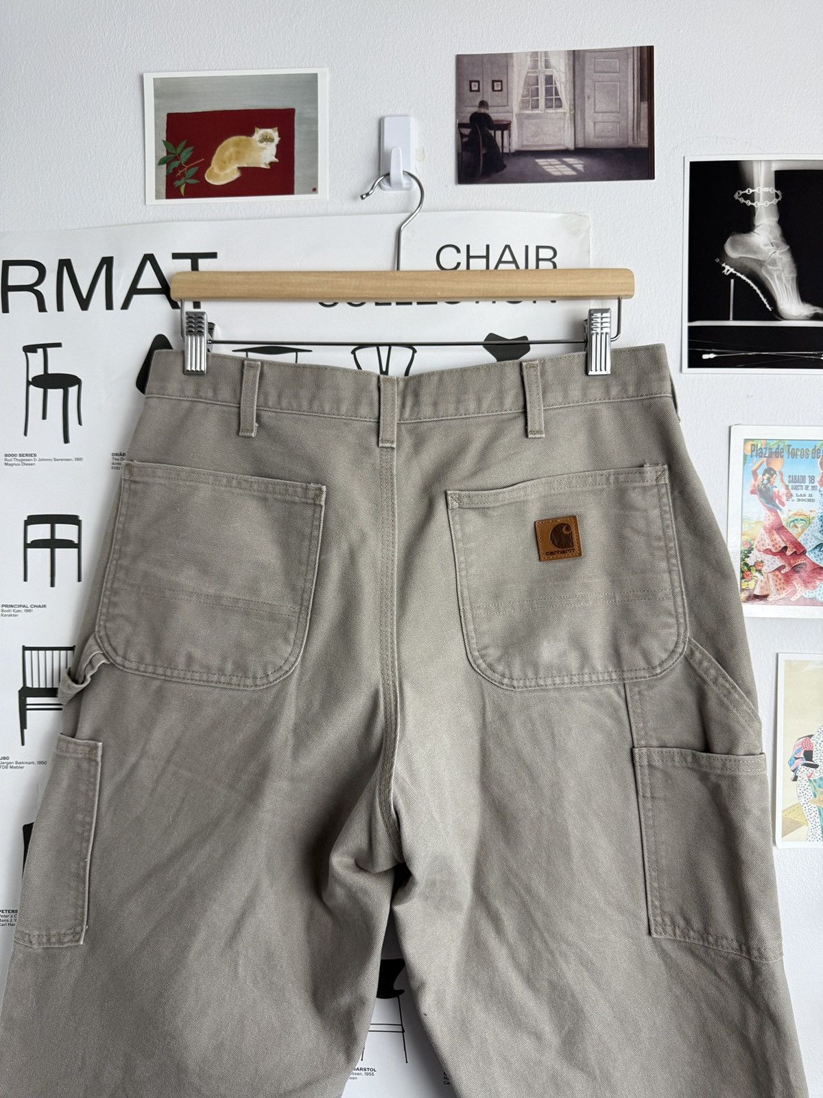 Carhartt Vintage 90s Carhartt single knee pants 32x32 streetwear skate Size US 32 / EU 48 - 3 Thumbnail