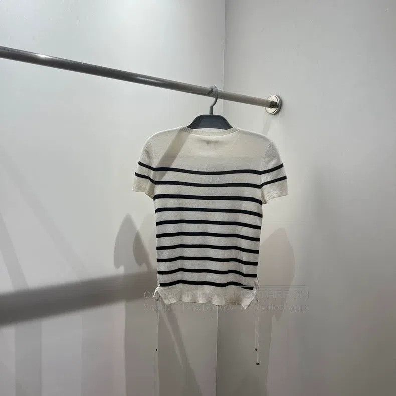 Loro Piana Loro Piana Striped Logo Banded Cotton Short-Sleeved Shirt Size XS / US 0-2 / IT 36-38 - 2 Thumbnail