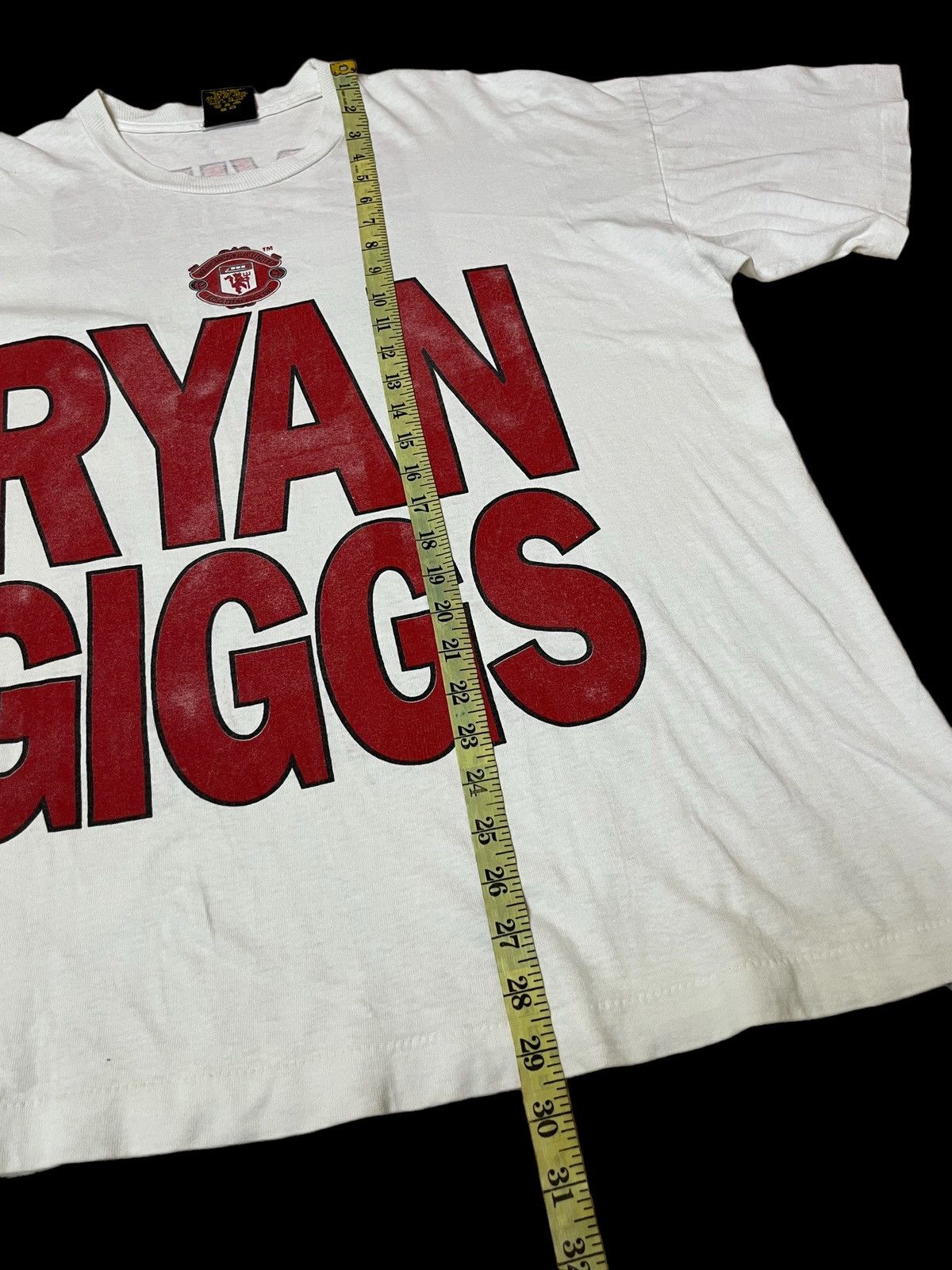 Vintage VINTAGE 90s RYAN GIGGS MANCHESTER UNITED BIG PRINT T SHIRT Size US XXL / EU 58 / 5 - 10 Thumbnail