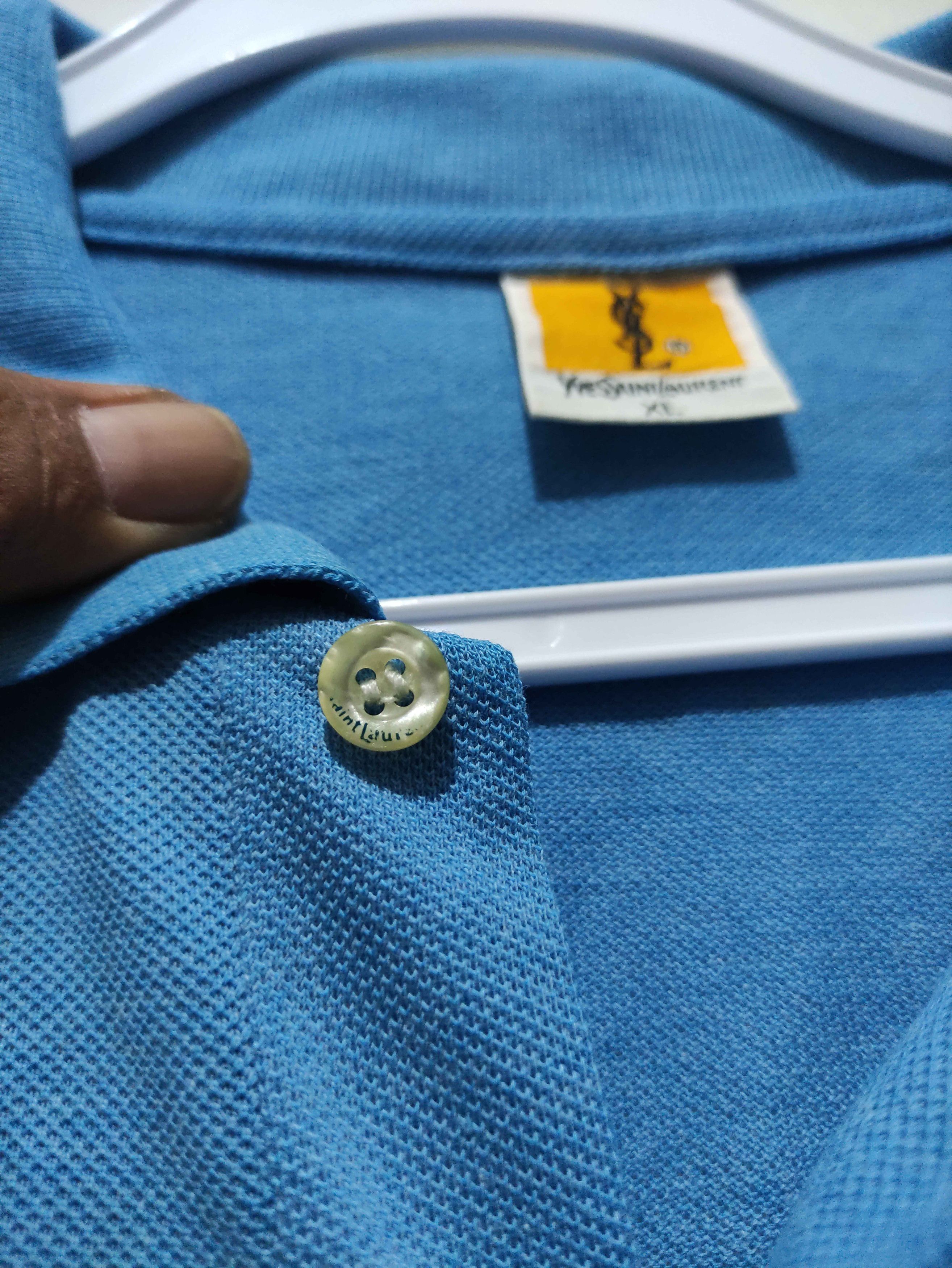 Yves Saint Laurent Yves Saint Laurent YSL Vintage Polo T-Shirt Size US XL / EU 56 / 4 - 8 Thumbnail