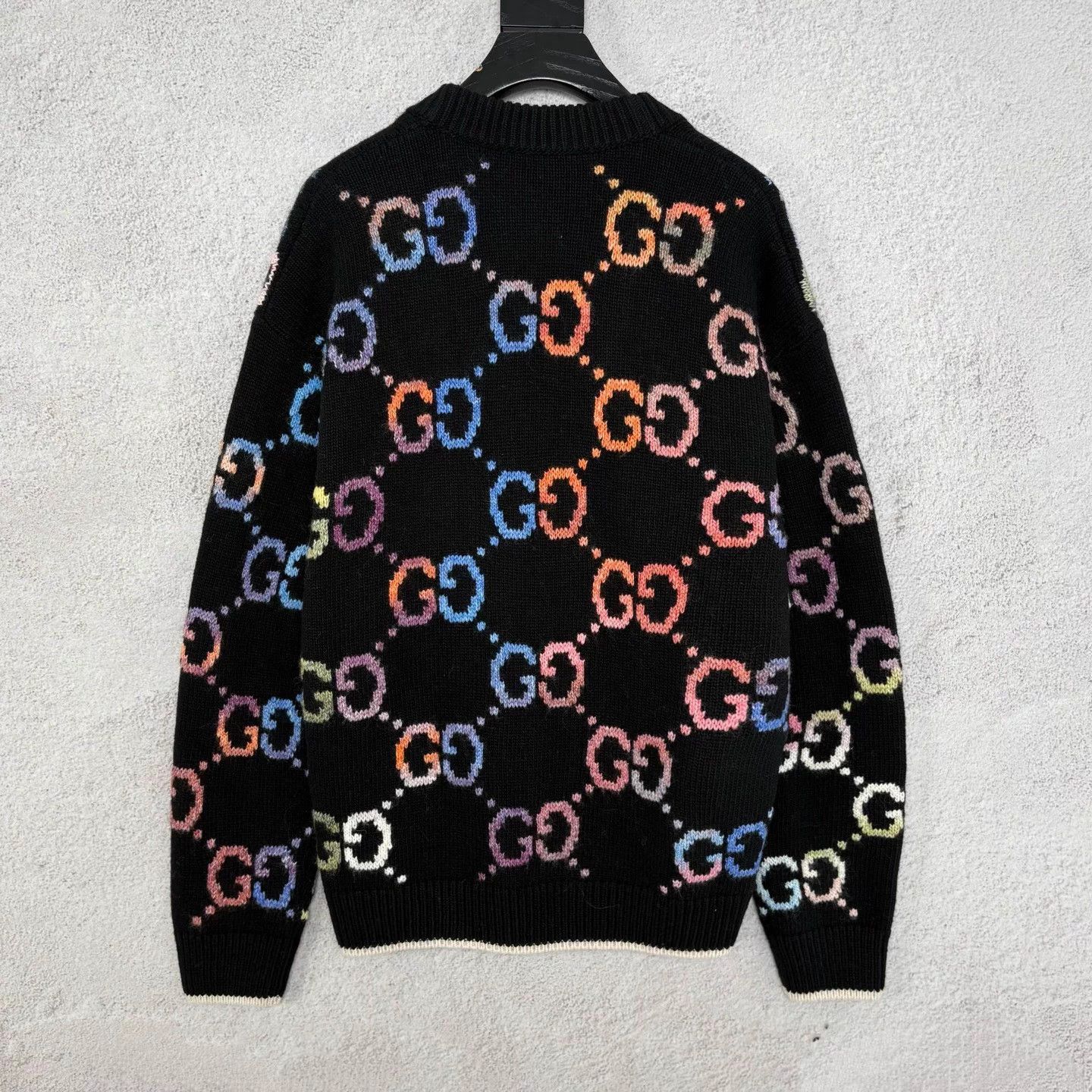 Gucci Gucci Rainbow Double G Wool Cardigan M NWT Size US M / EU 48-50 / 2 - 2 Thumbnail