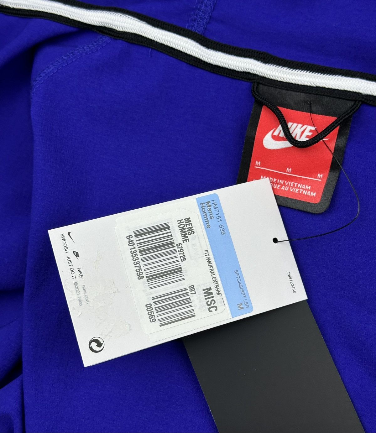 Nike Nike Tech Woven Full Zip Windbreaker Purple Jacket Size M Size US M / EU 48-50 / 2 - 10 Thumbnail