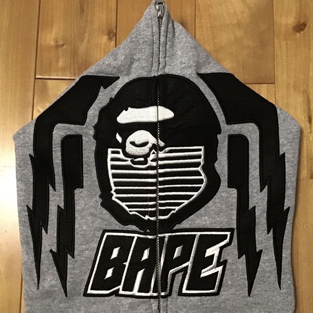 Bape BAPE Motor sport full zip hoodie a bathing ape Size US L / EU 52-54 / 3 - 3 Thumbnail