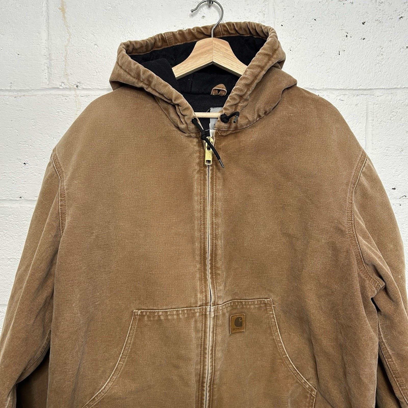 Carhartt Carhartt Hooded Quilt-Lined Active Jacket “Brown” J130-211 Size US XL / EU 56 / 4 - 3 Thumbnail